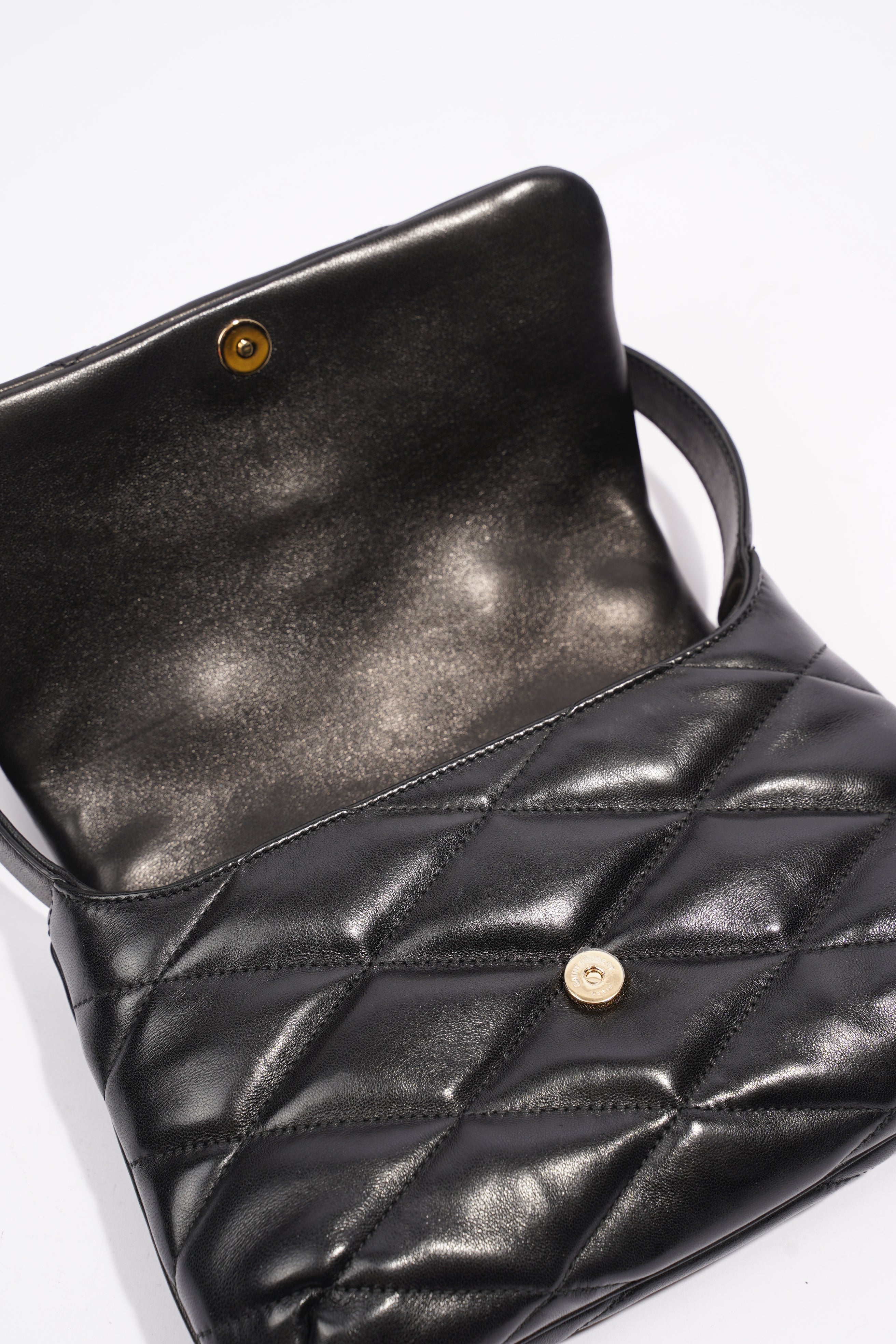 Saint Laurent Le 57 Hobo Bag Black Leather