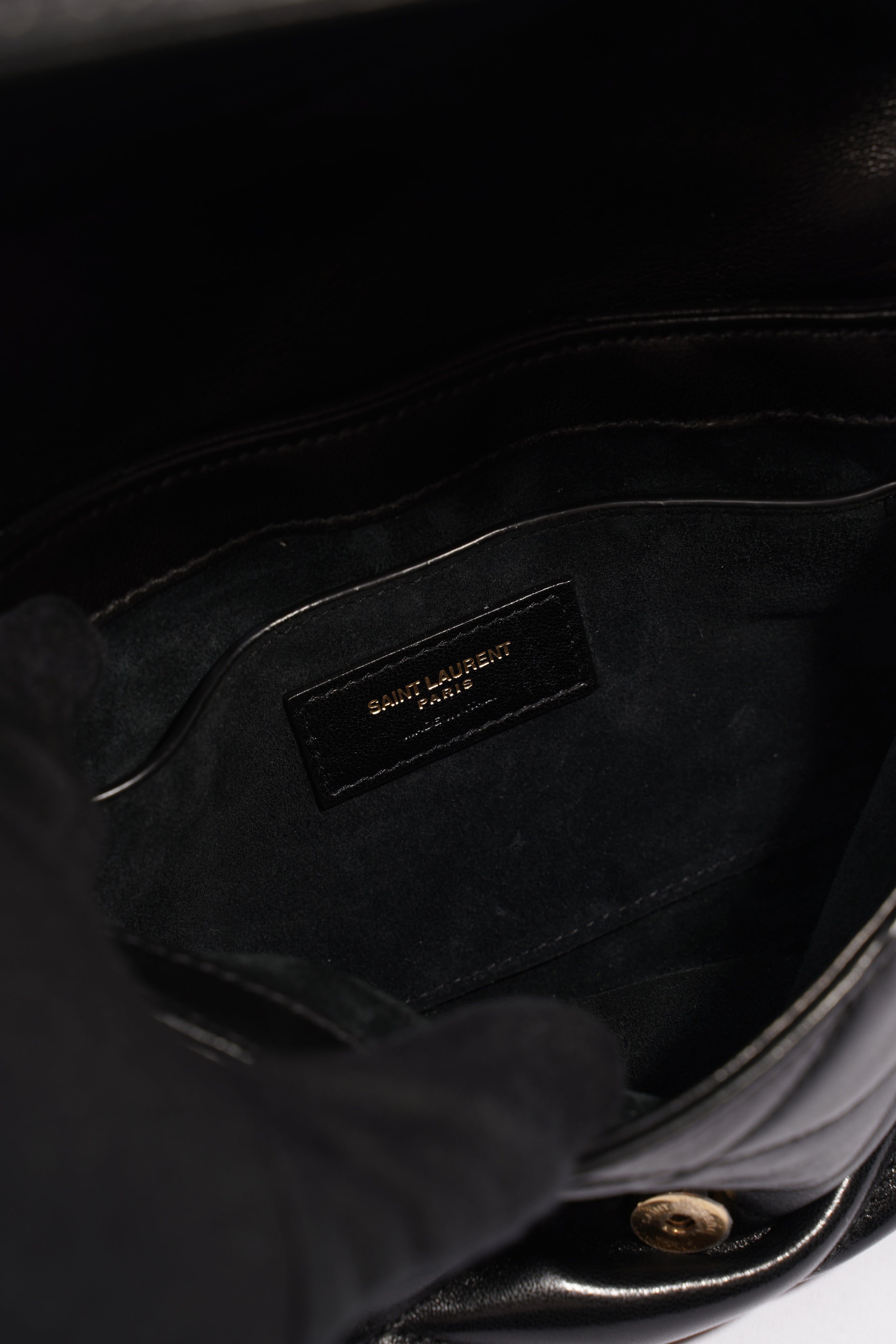 Saint Laurent Le 57 Hobo Bag Black Leather