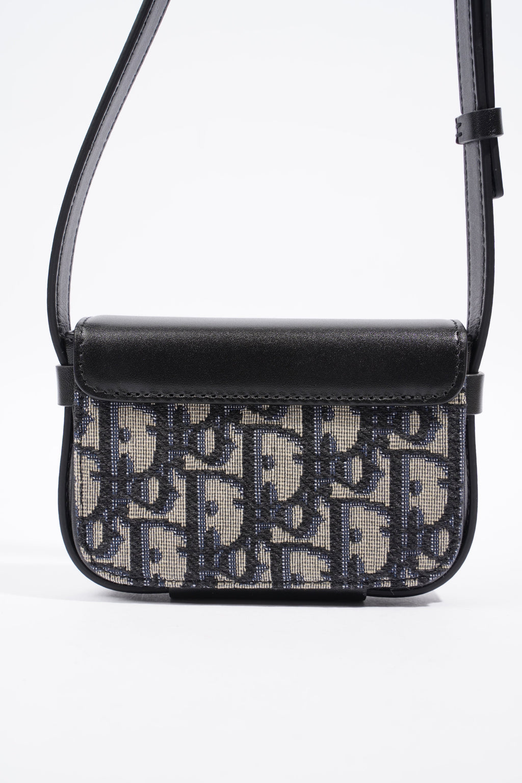 Christian Dior Nano Pouch Oblique / Black Canvas