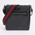 Gucci Small Messenger Black GG Supreme Coated Canvas