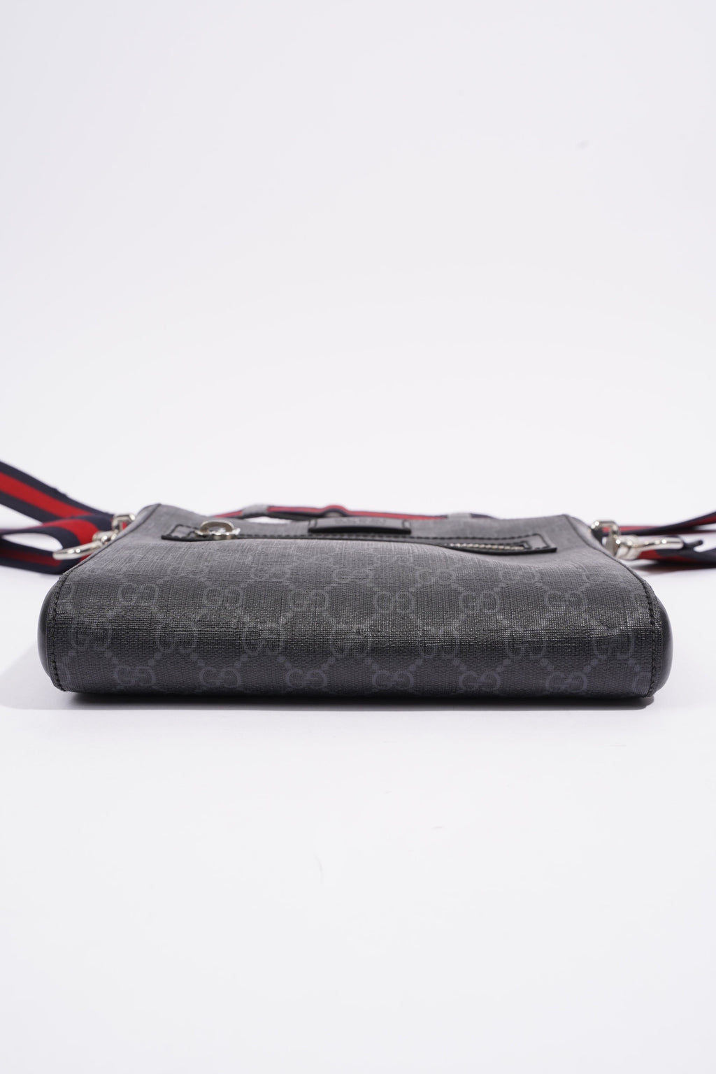 Gucci Small Messenger Black GG Supreme Coated Canvas