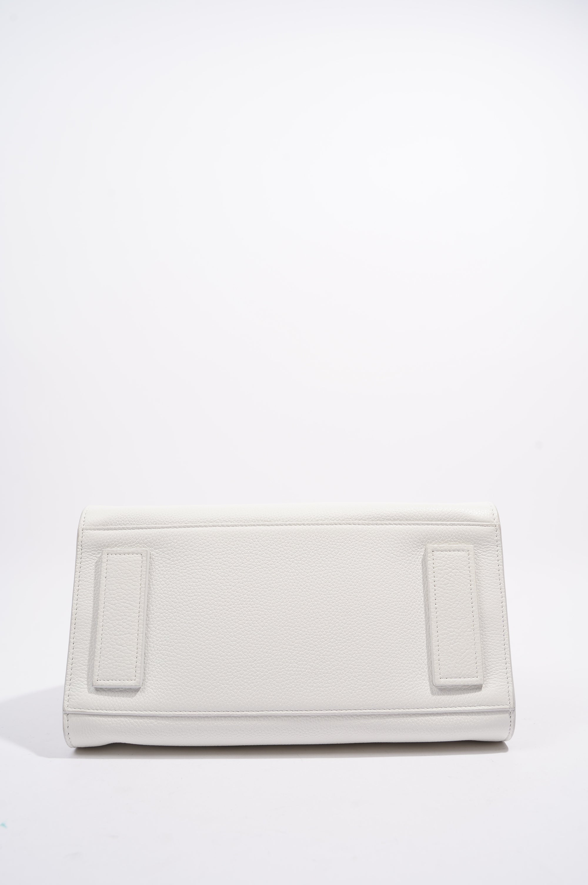 Saint Laurent Sac De Jour White Grained Leather Baby