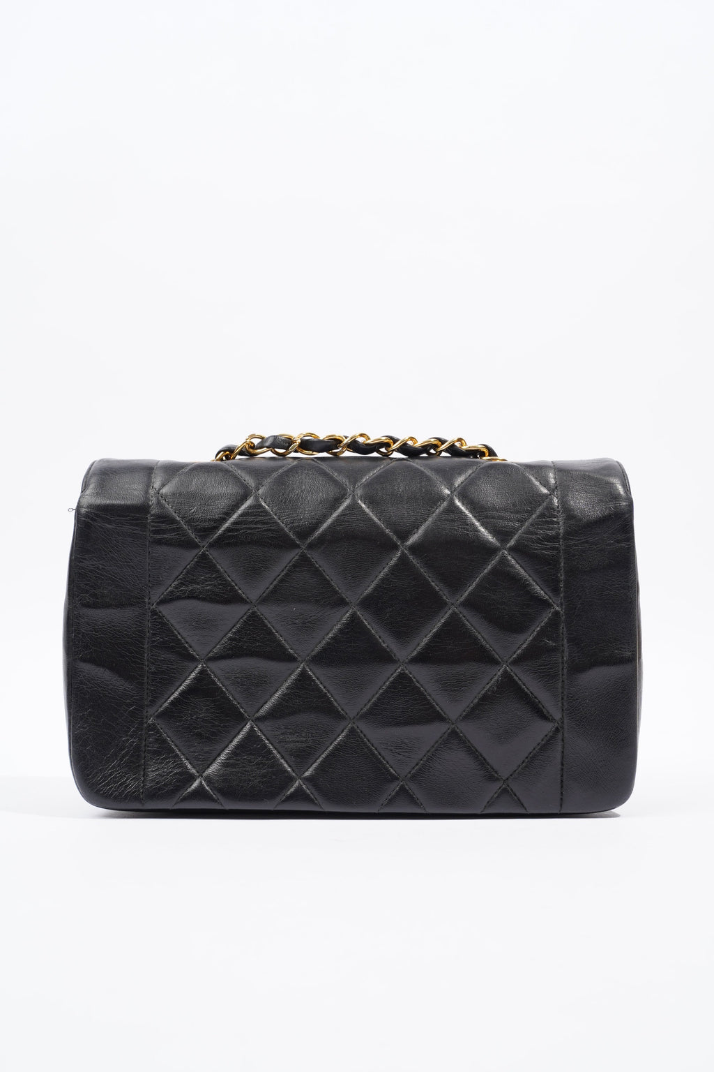 Chanel Diana Flap Black Lambskin Leather
