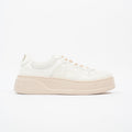 Gucci GG Embossed Sneakers White / Pink Embossed Leather EU 37 UK 4
