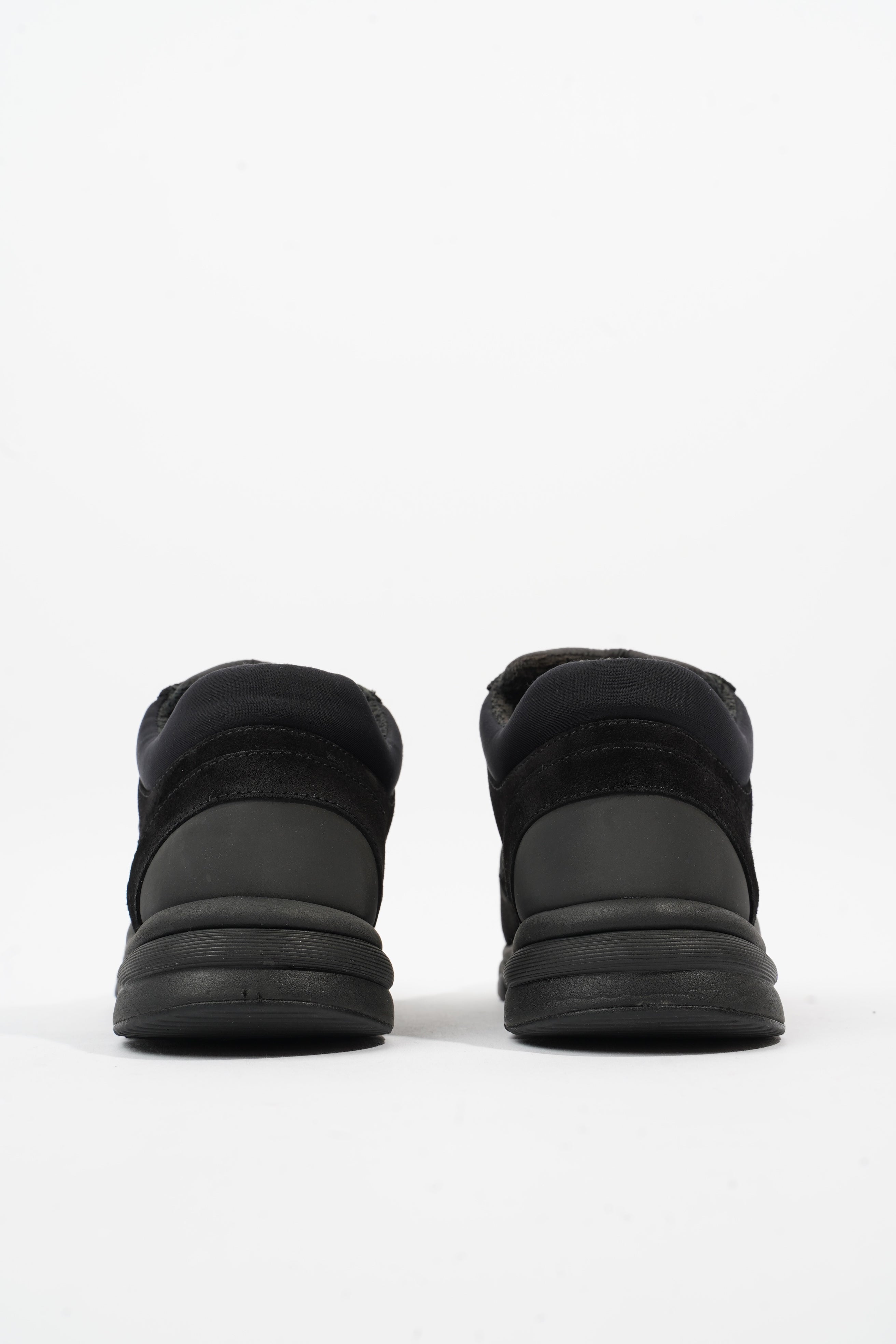 Chanel CC Logo Black Suede EU 37 UK 4