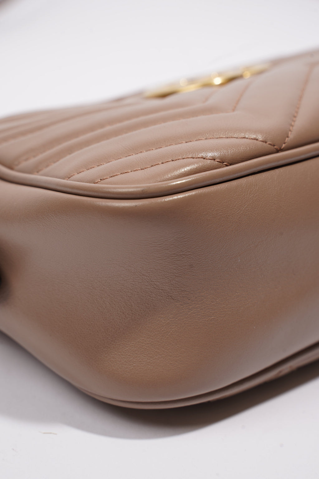 Gucci Marmont Zip Dusty Pink Matelasse Leather Small