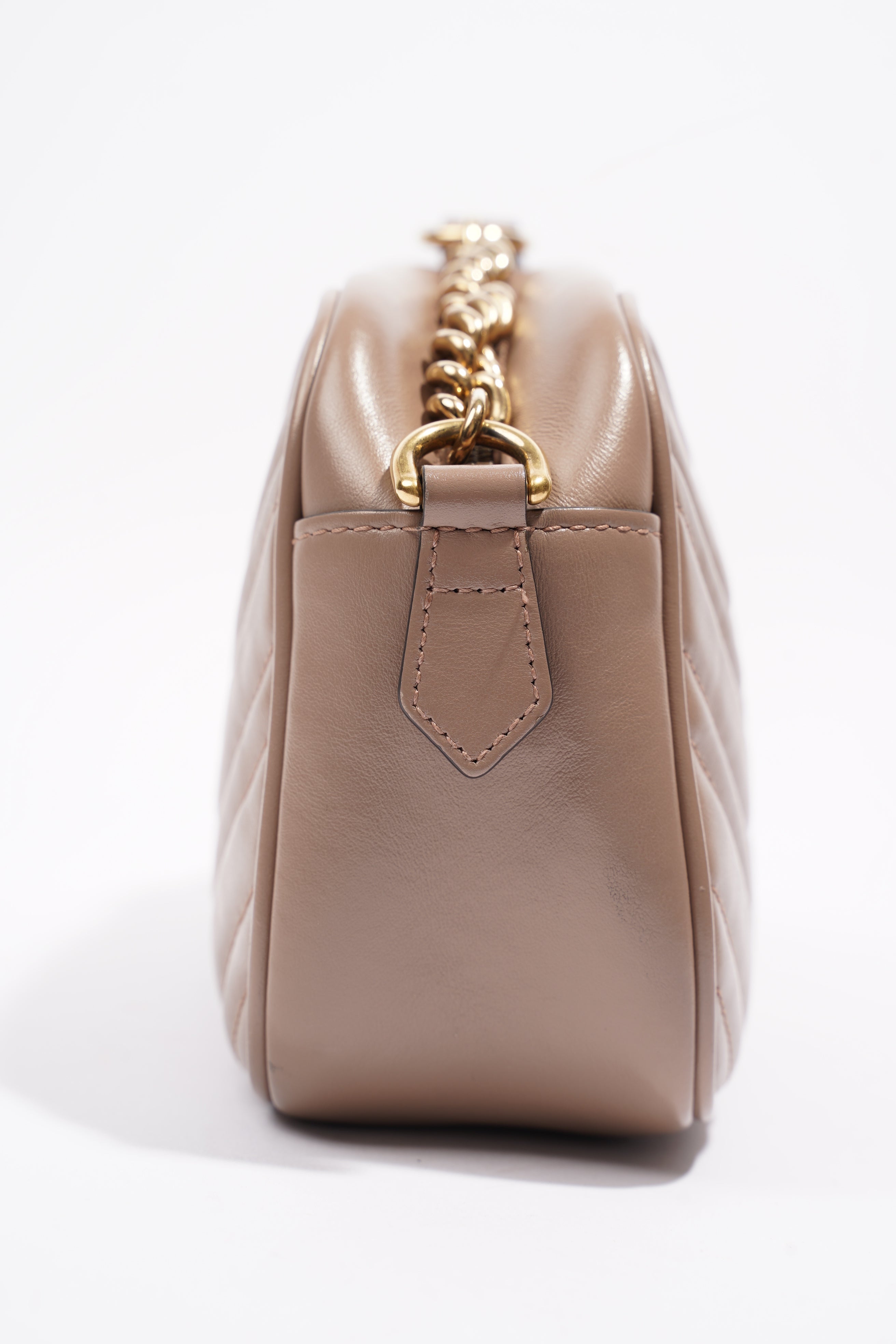 Gucci Marmont Zip Dusty Pink Matelasse Leather Small
