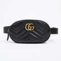 Gucci Marmont Belt Bag Black Matelasse Leather 75cm 30"