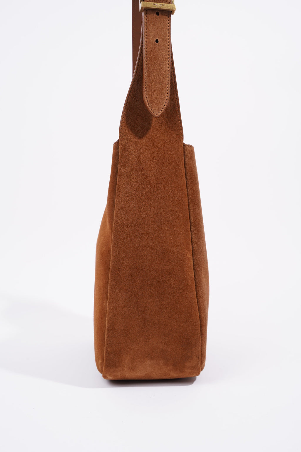 Saint Laurent Le 5 A 7 Supple Caramel Suede Small