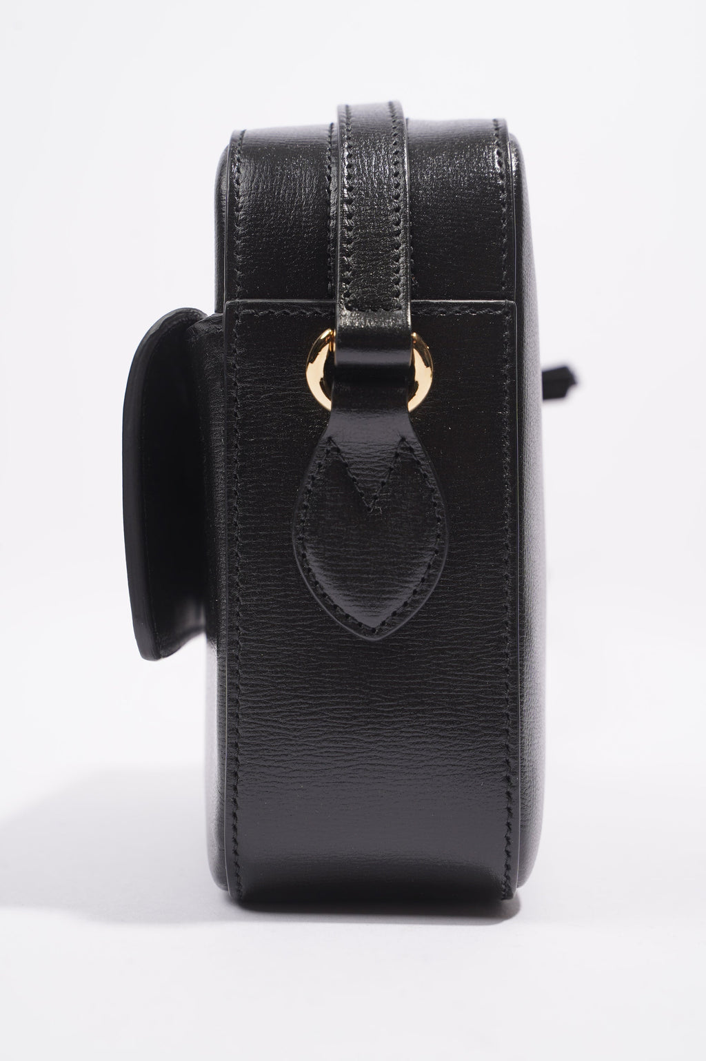 Gucci Horsebit 1955 Small Shoulder Bag Black Black Leather Small