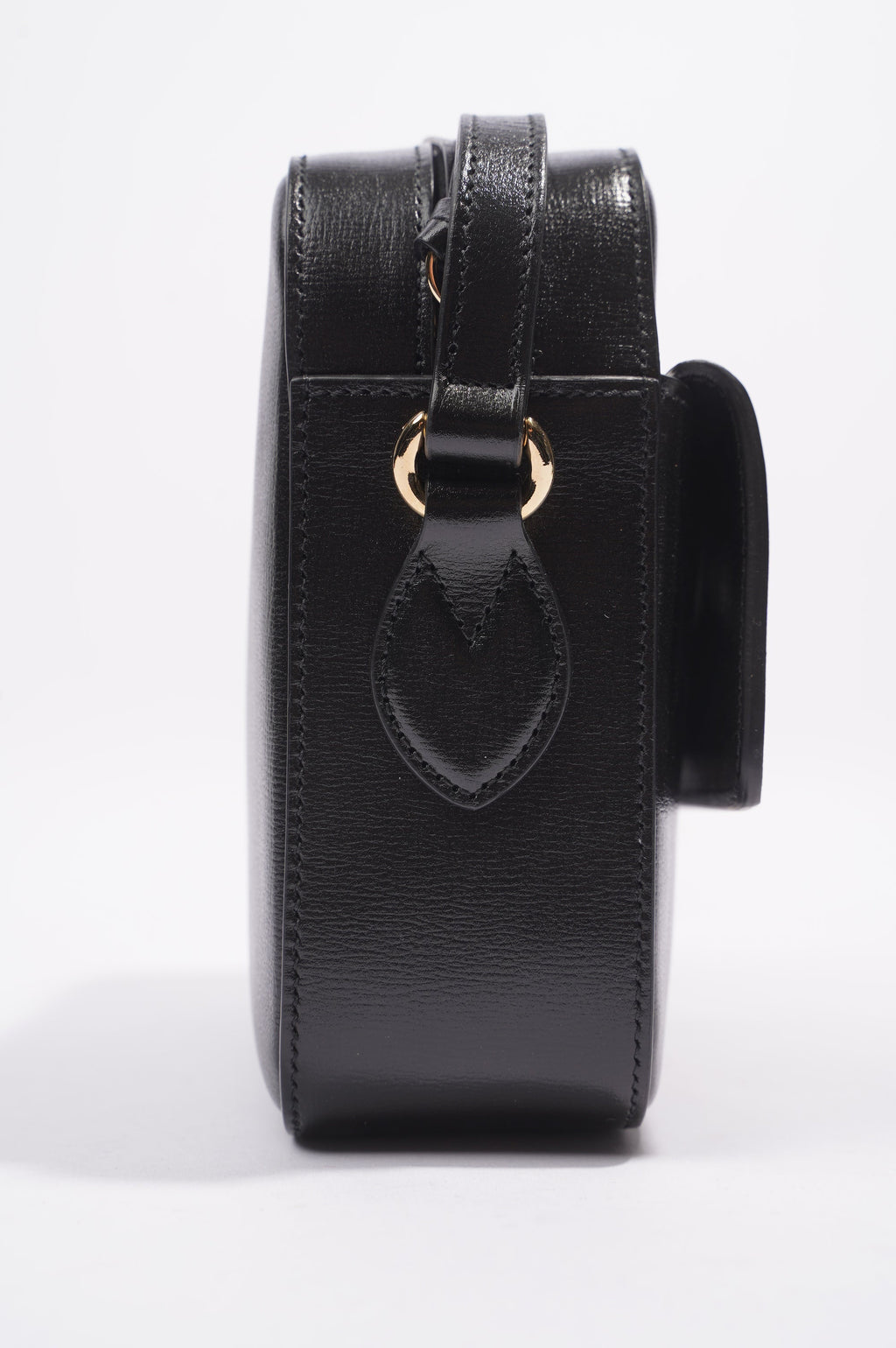 Gucci Horsebit 1955 Small Shoulder Bag Black Black Leather Small