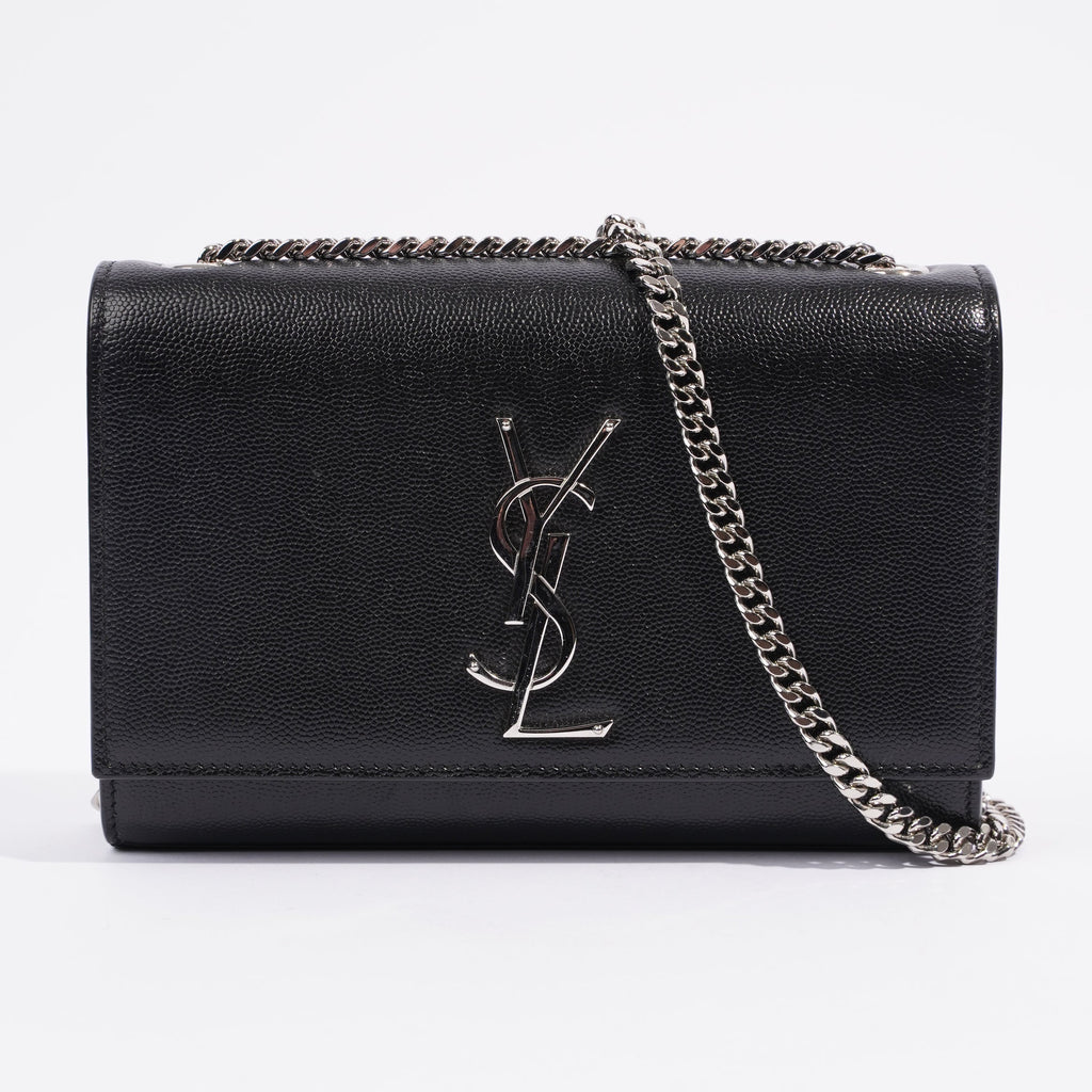Saint Laurent Kate Black Calfskin Leather Small