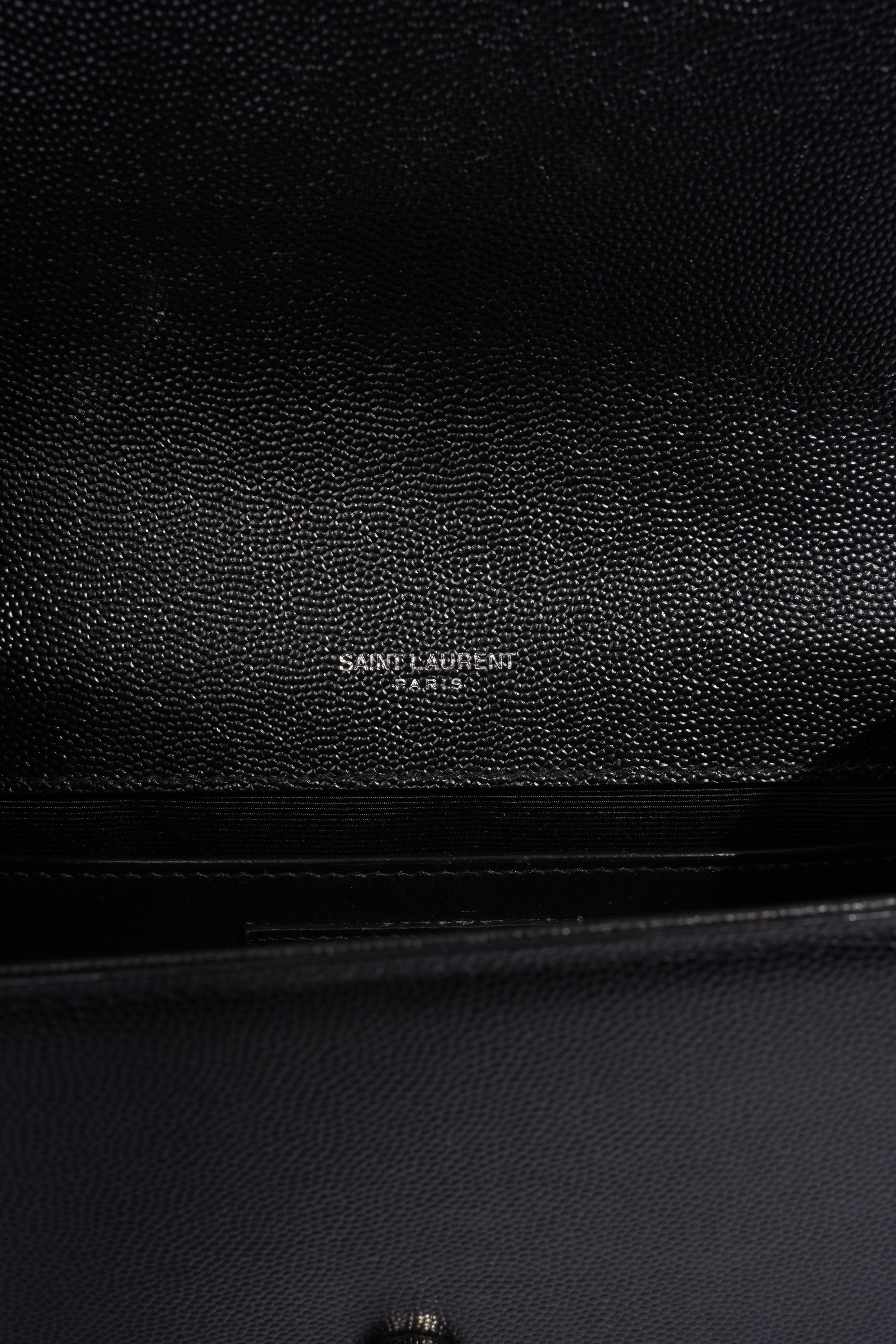 Saint Laurent Kate Black Calfskin Leather Small