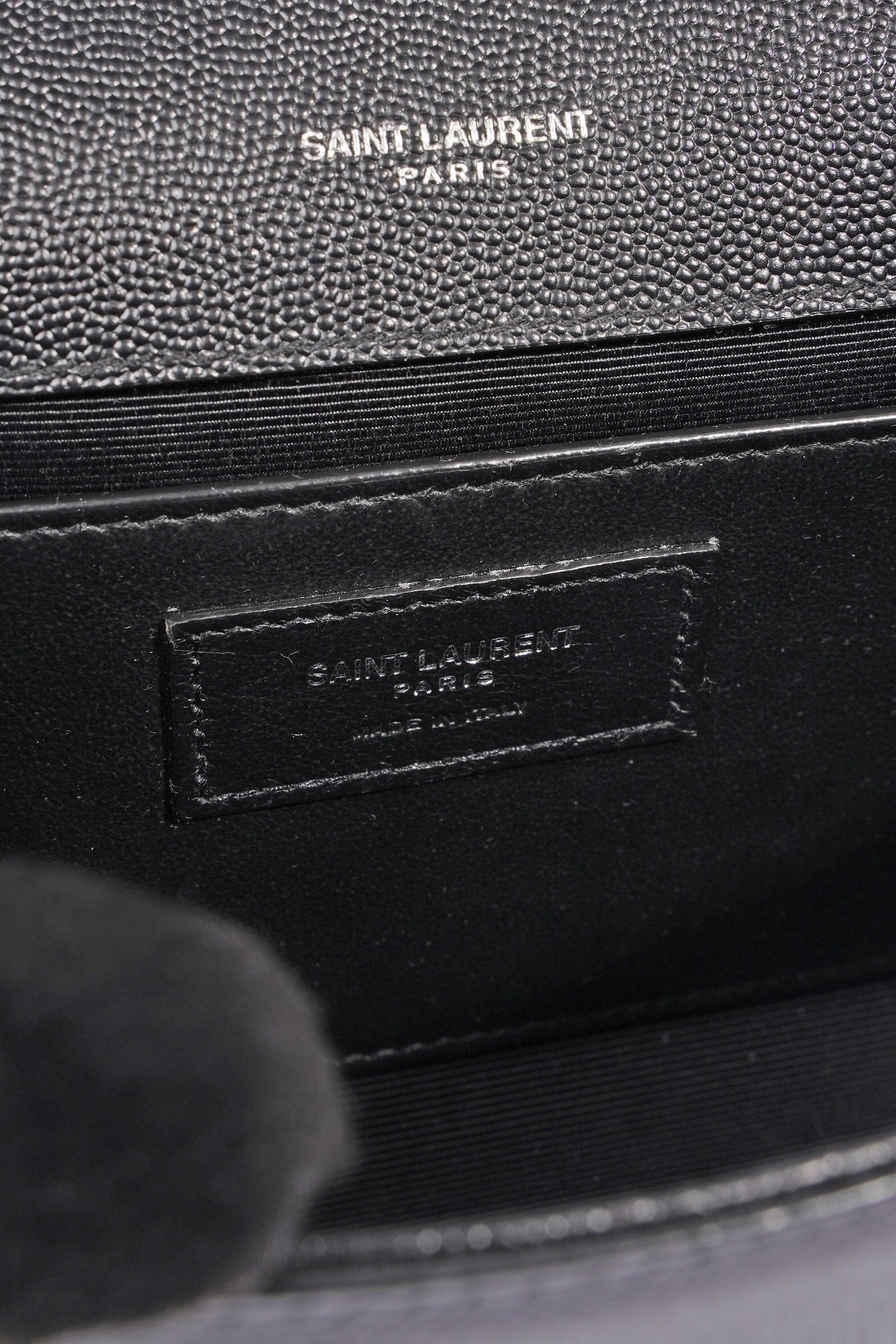 Saint Laurent Kate Black Calfskin Leather Small
