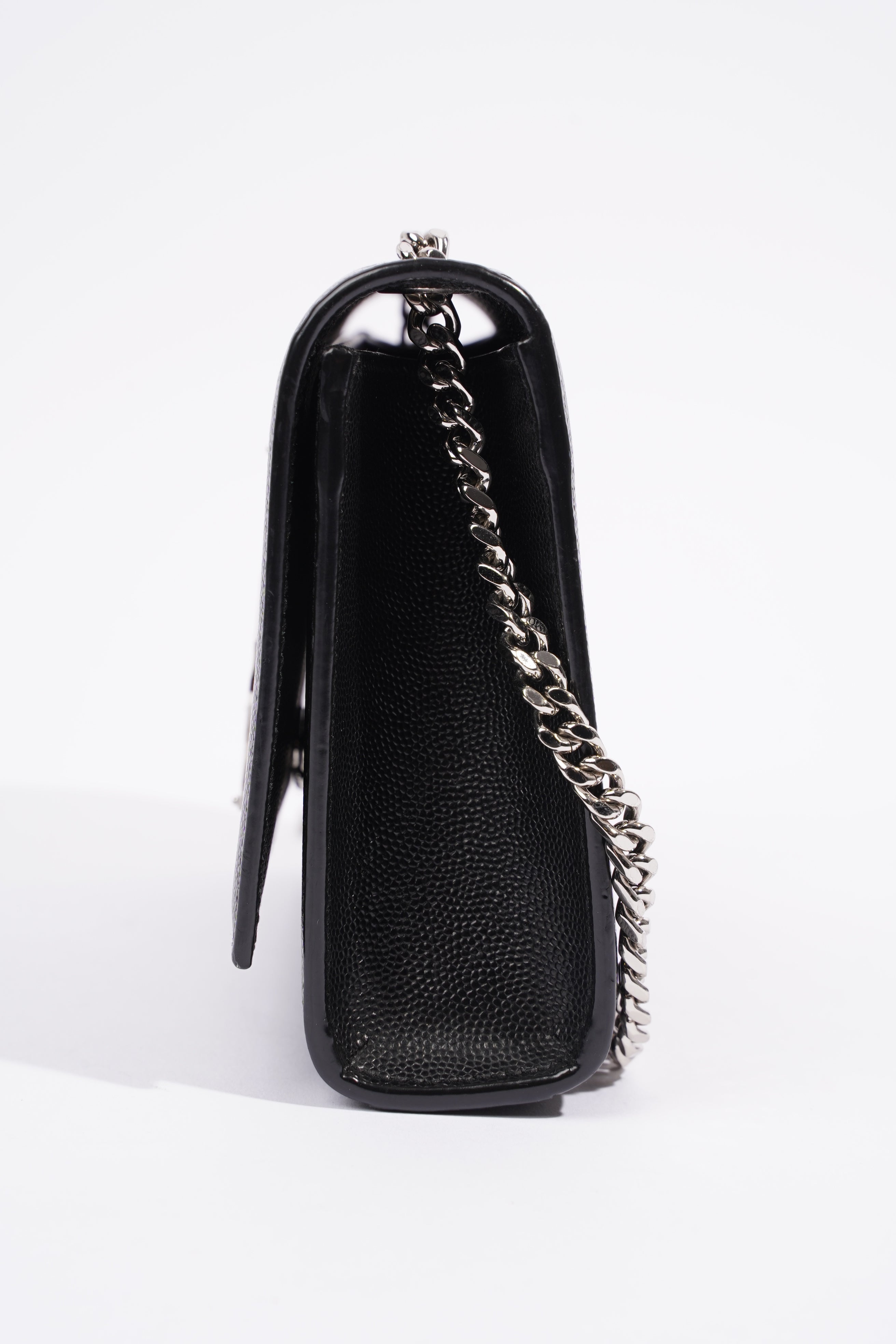 Saint Laurent Kate Black Calfskin Leather Small