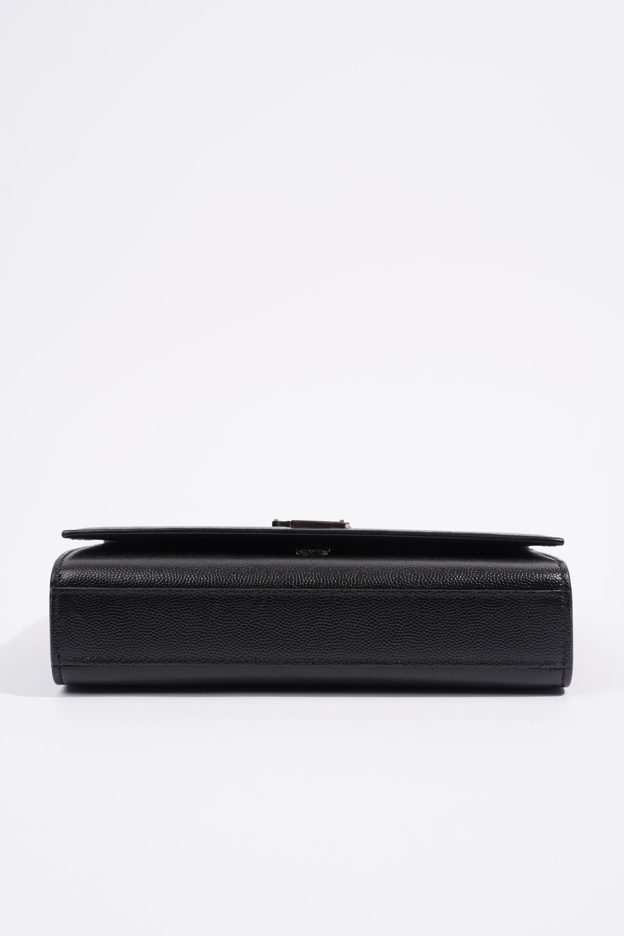 Saint Laurent Kate Black Calfskin Leather Small