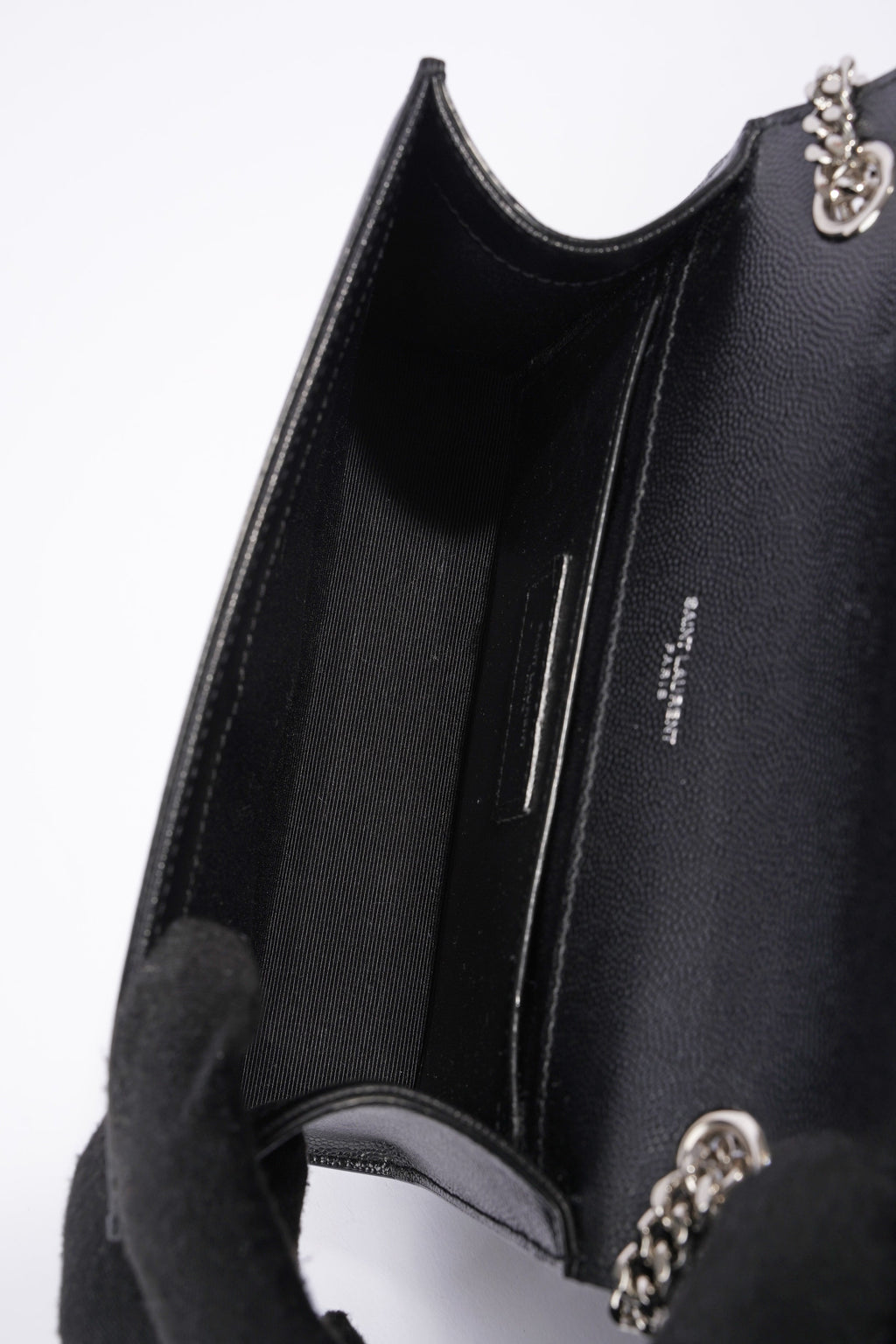 Saint Laurent Kate Black Calfskin Leather Small