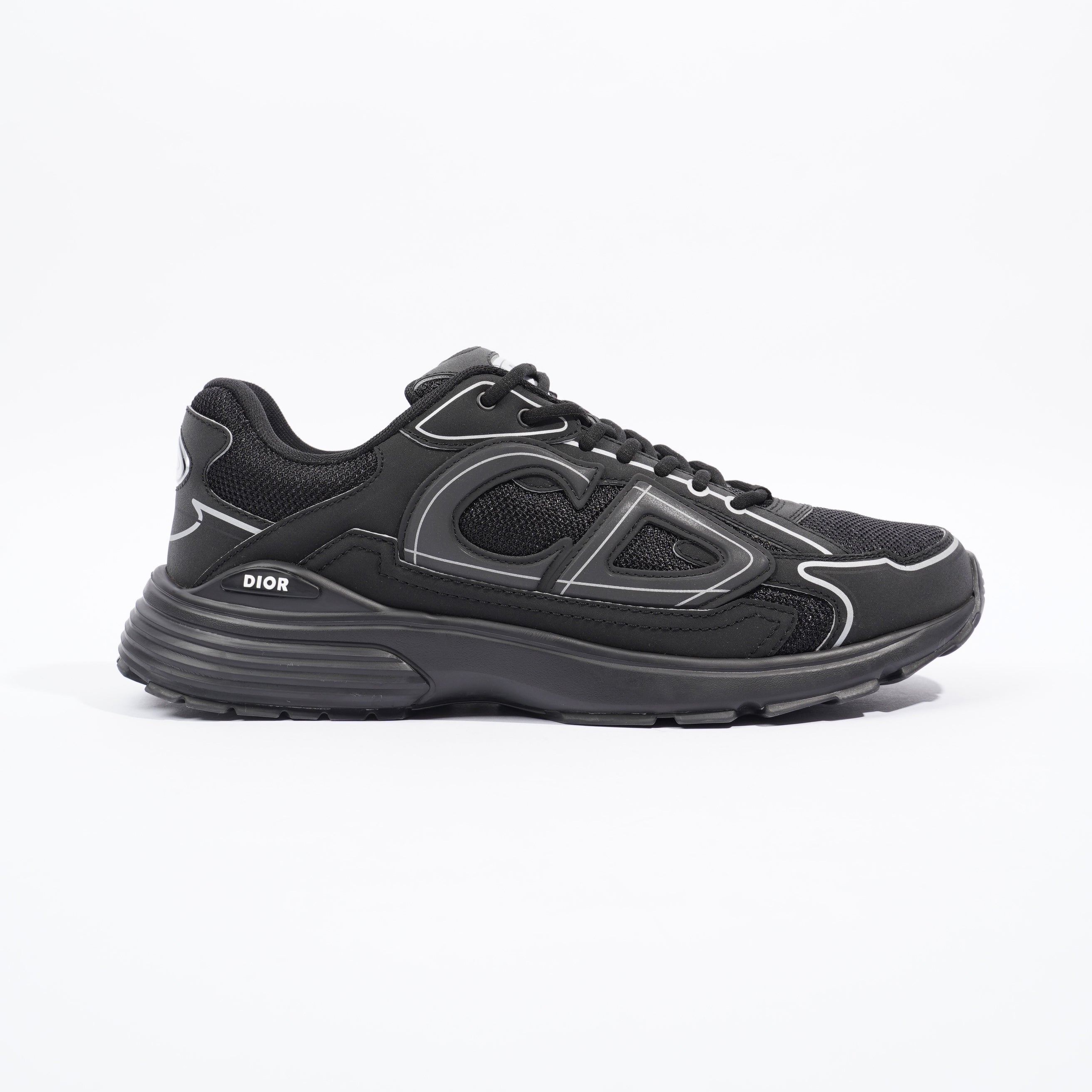 Christian Dior B30 Black / Grey Mesh EU 44.5 UK 10.5
