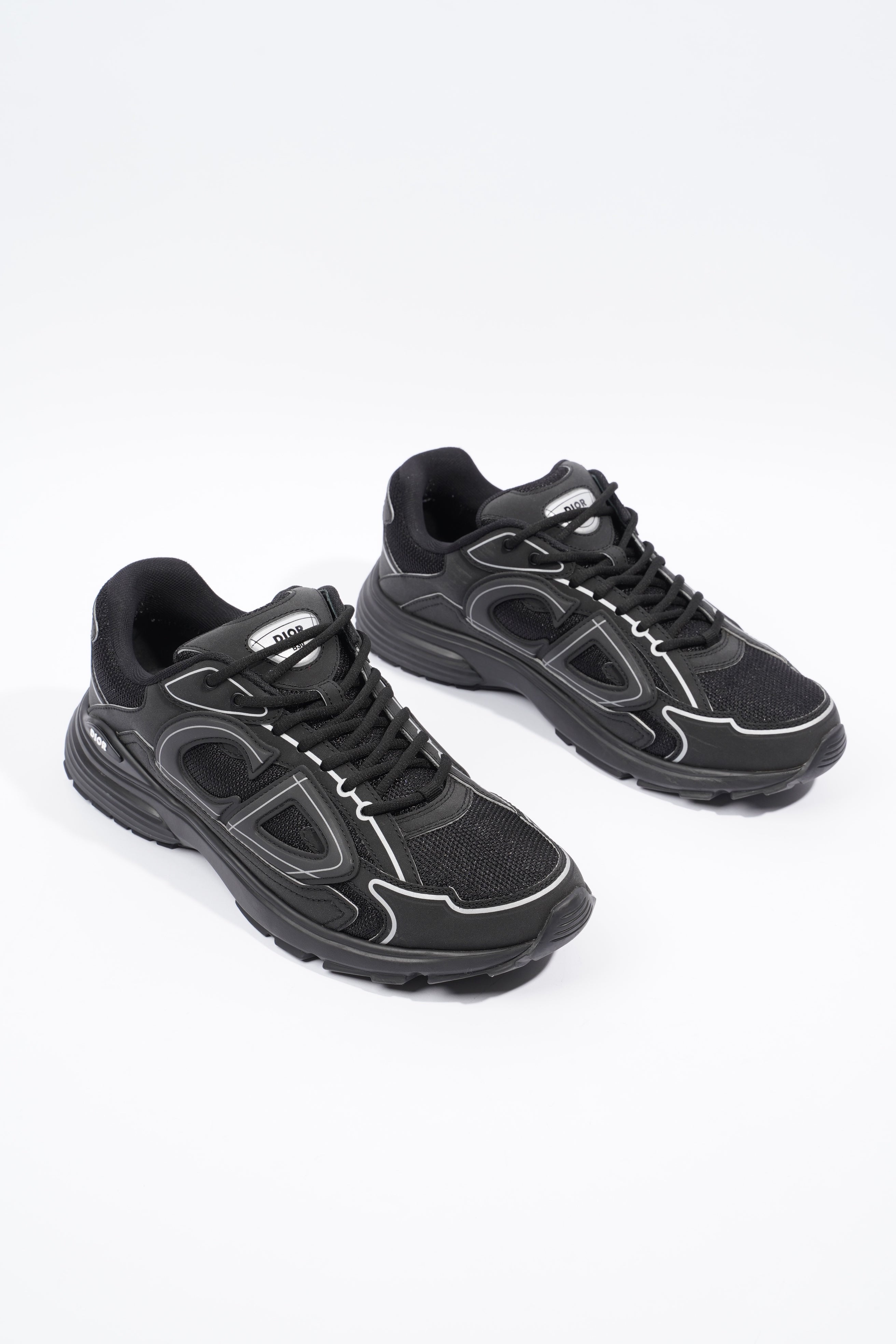 Christian Dior B30 Black / Grey Mesh EU 44.5 UK 10.5