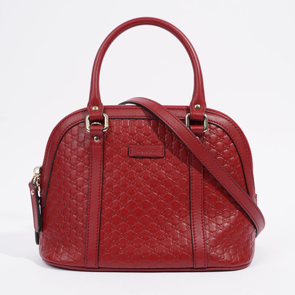 Gucci Microguccissima Mini Dome Red Leather