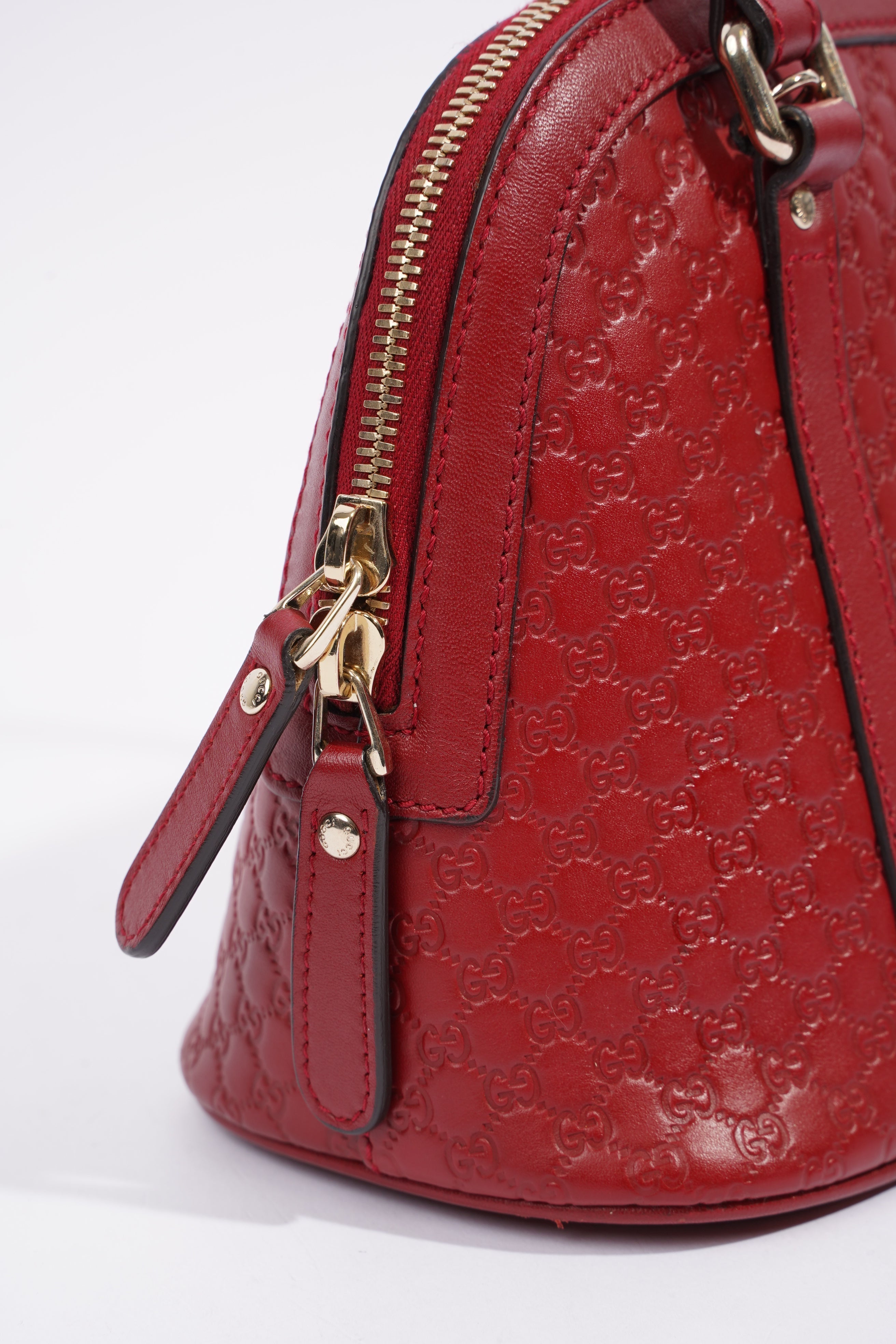 Gucci Microguccissima Mini Dome Red Leather
