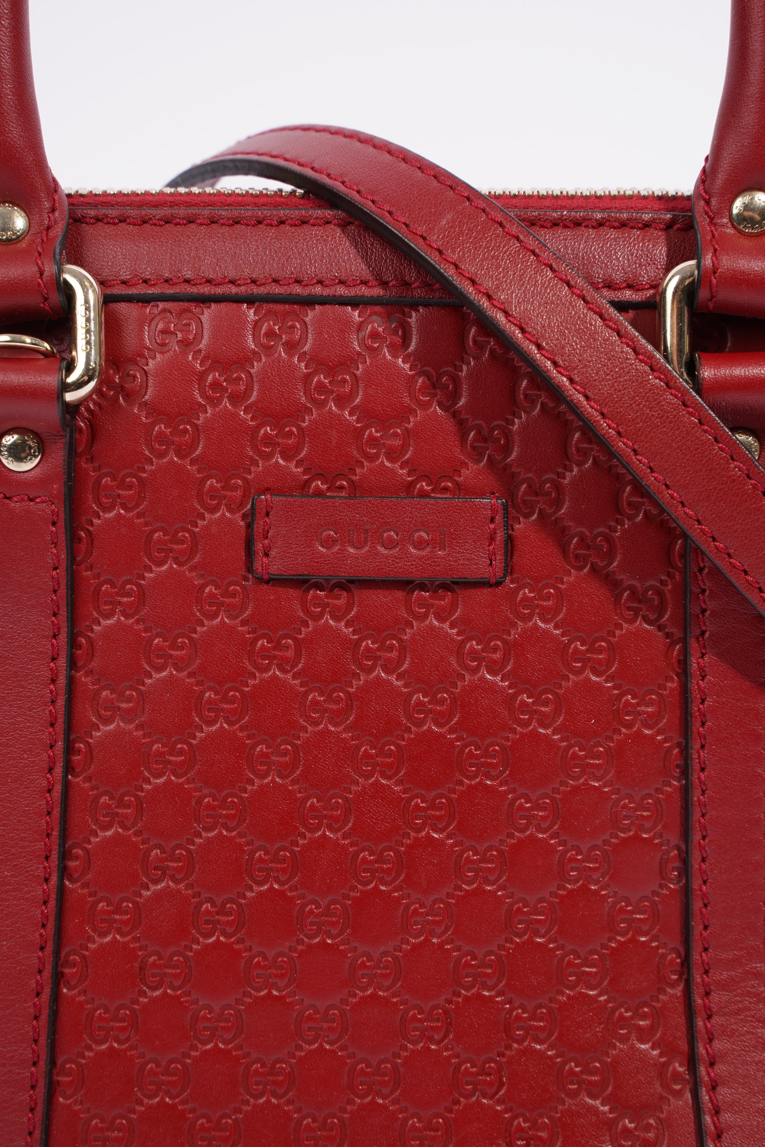 Gucci Microguccissima Mini Dome Red Leather