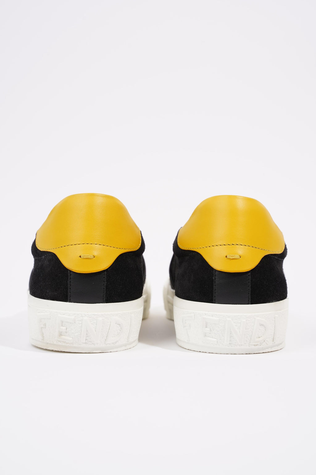 Fendi Monster Eye Black / Yellow Suede EU 38 UK 5