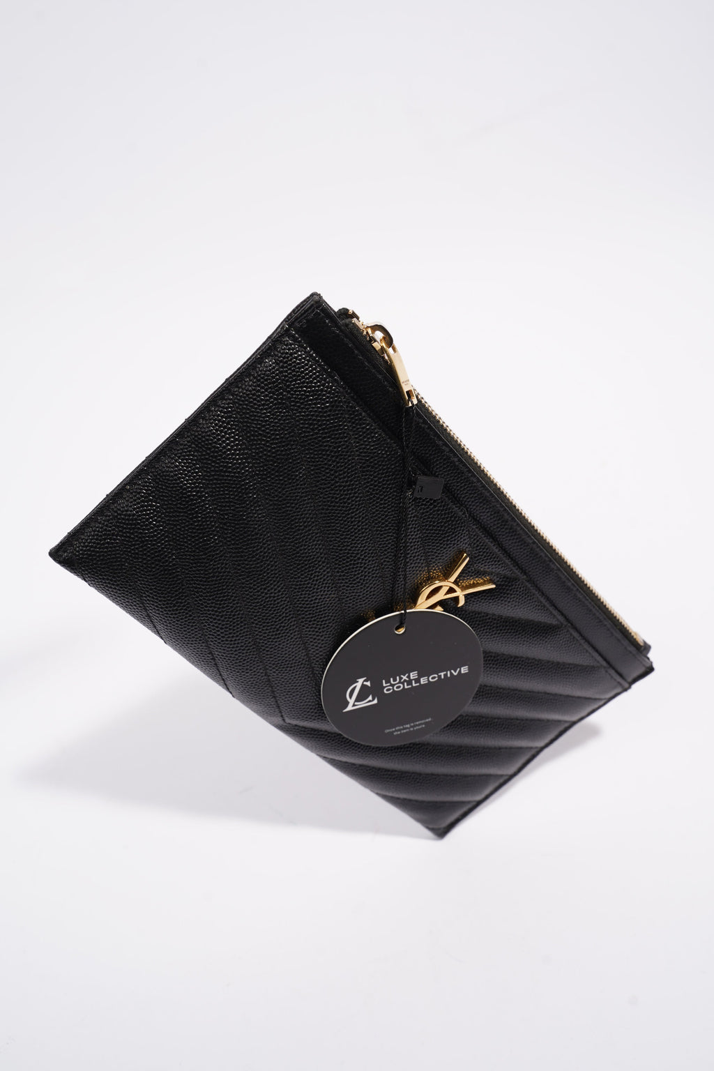 Saint Laurent Monogram Pouch Black