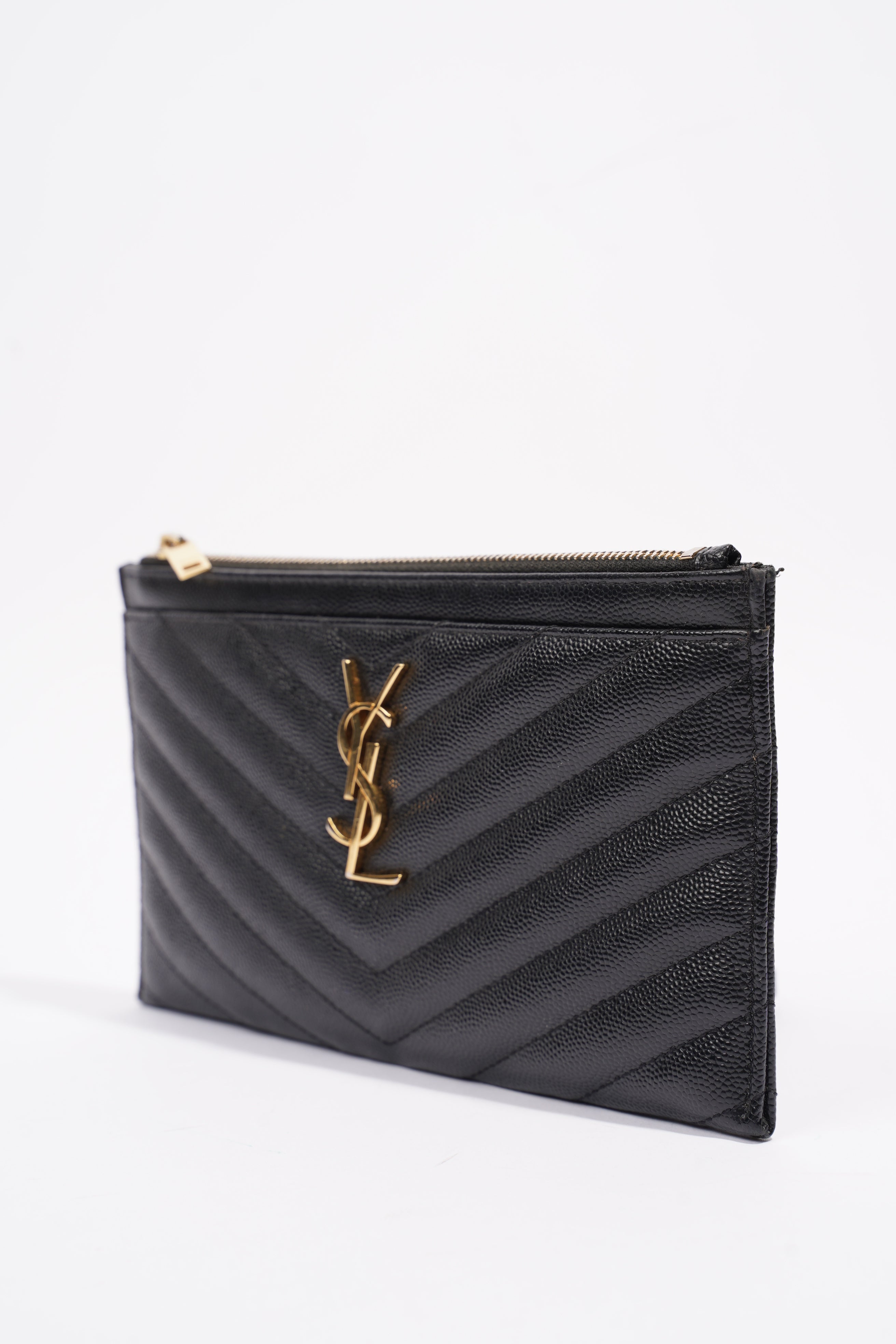 Saint Laurent Monogram Pouch Black
