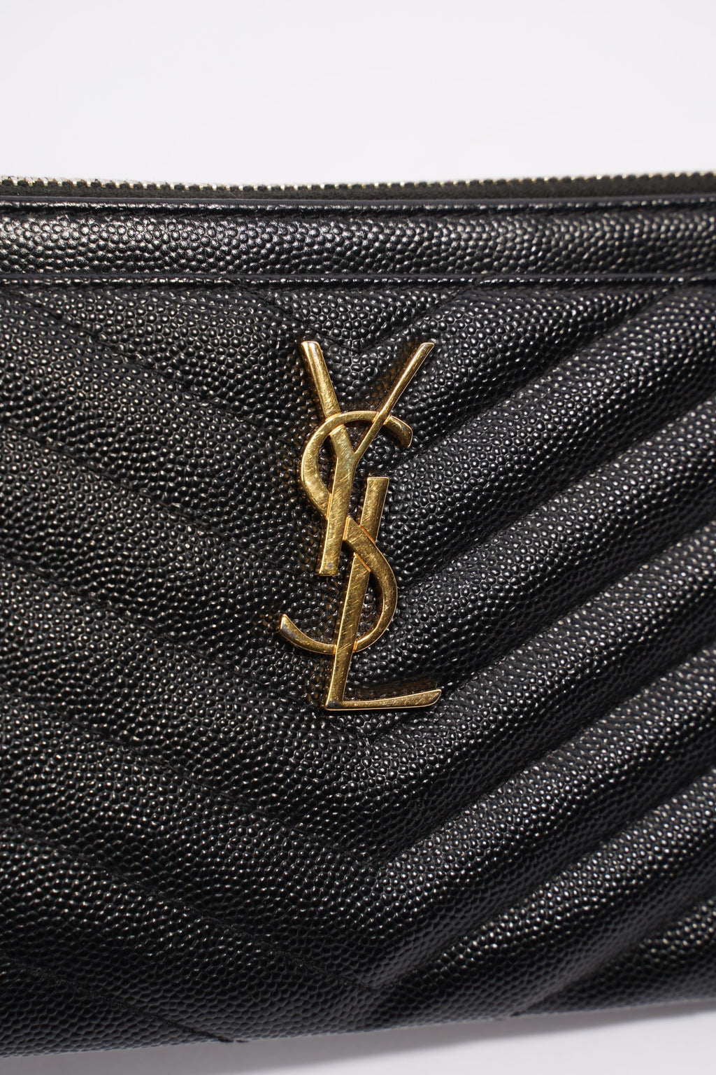Saint Laurent Monogram Pouch Black