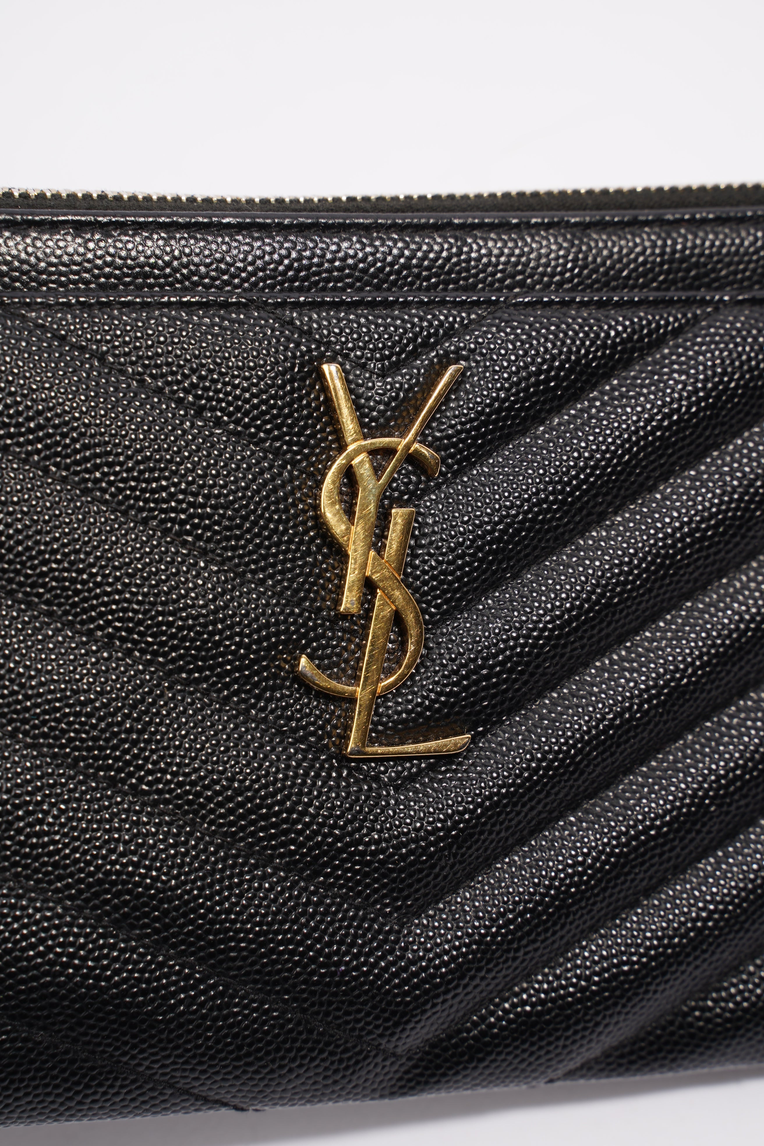 Saint Laurent Monogram Pouch Black