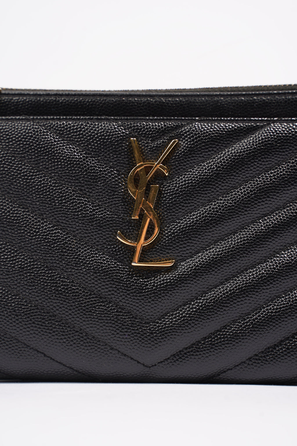 Saint Laurent Monogram Pouch Black
