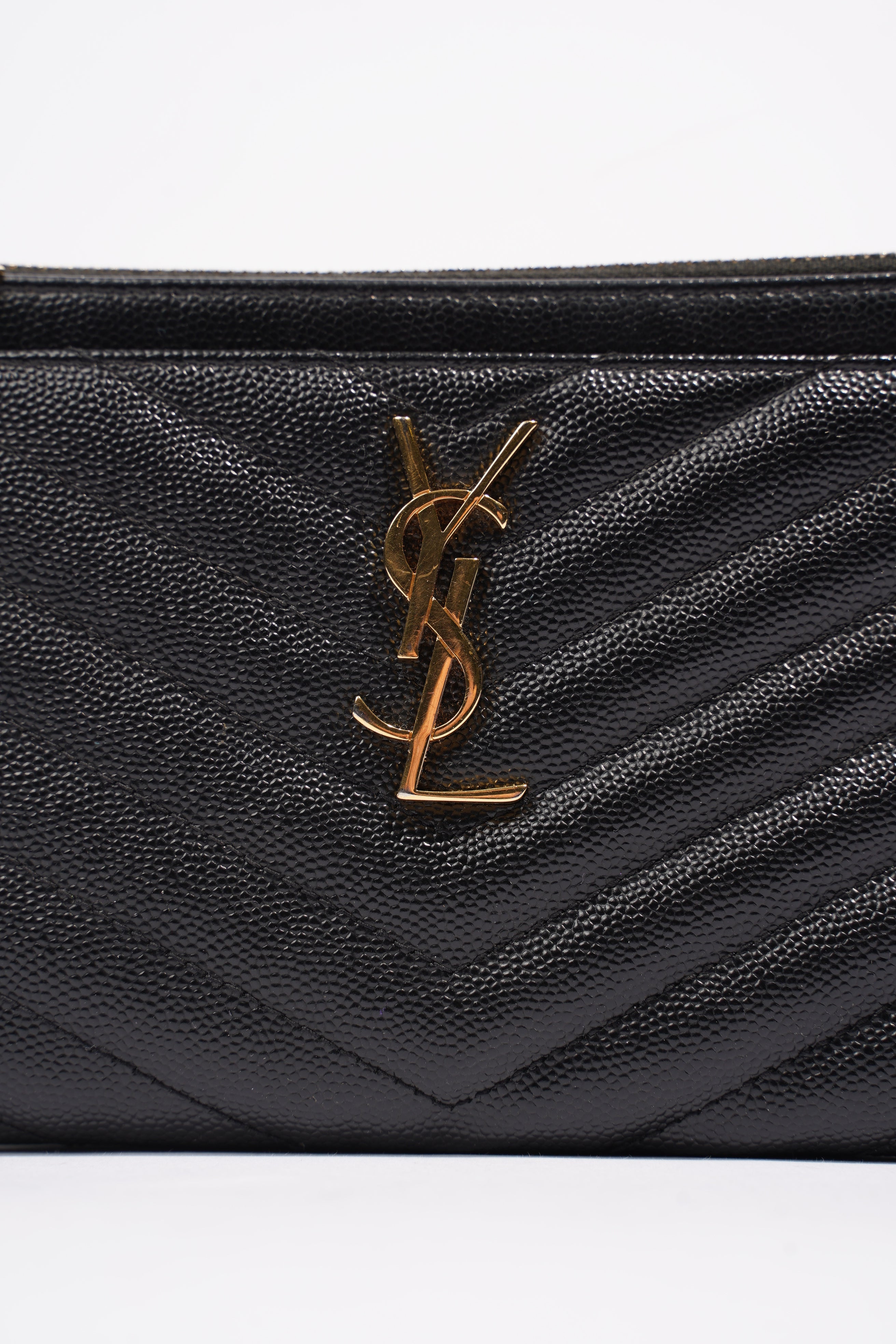 Saint Laurent Monogram Pouch Black