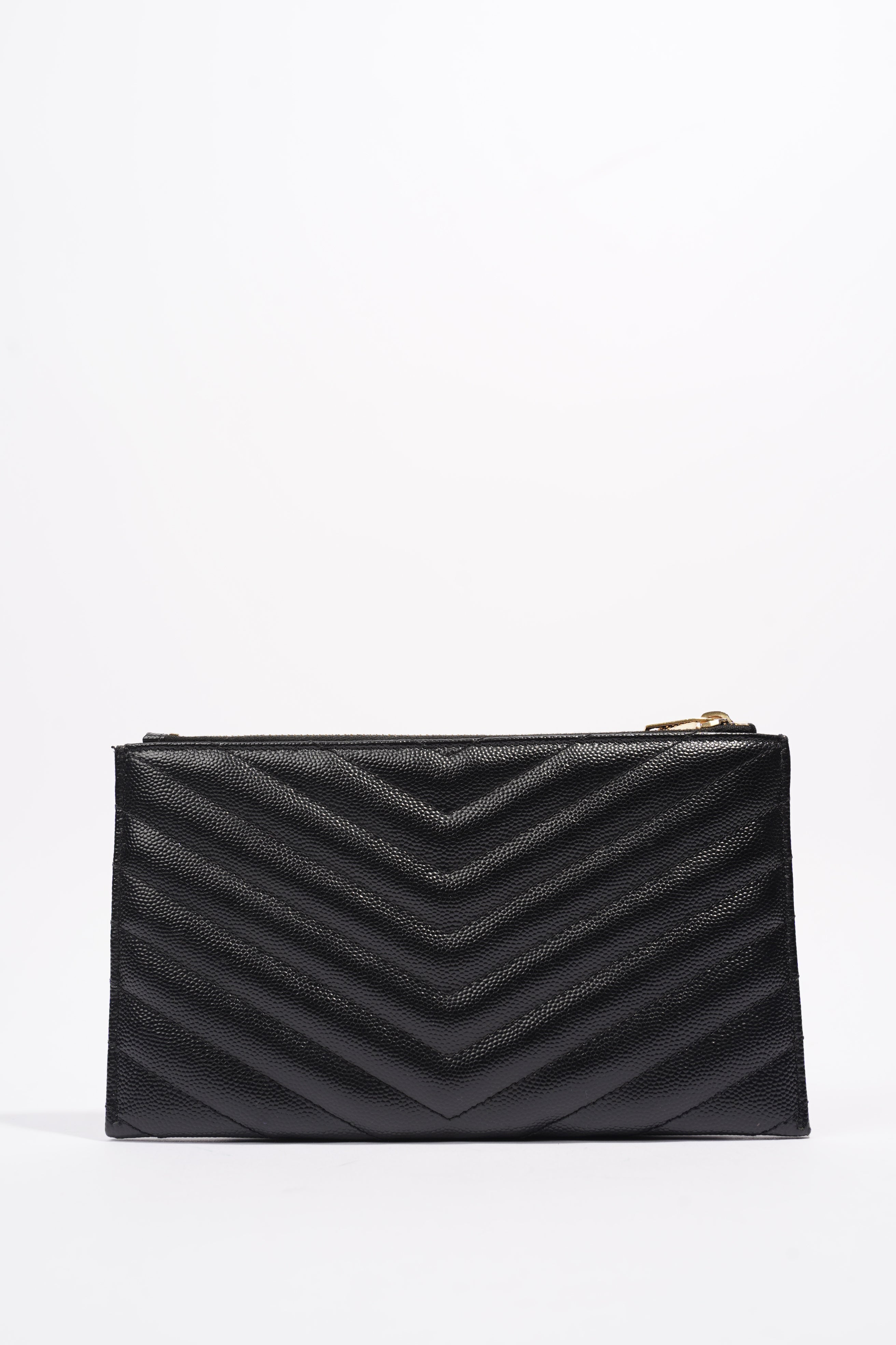 Saint Laurent Monogram Pouch Black