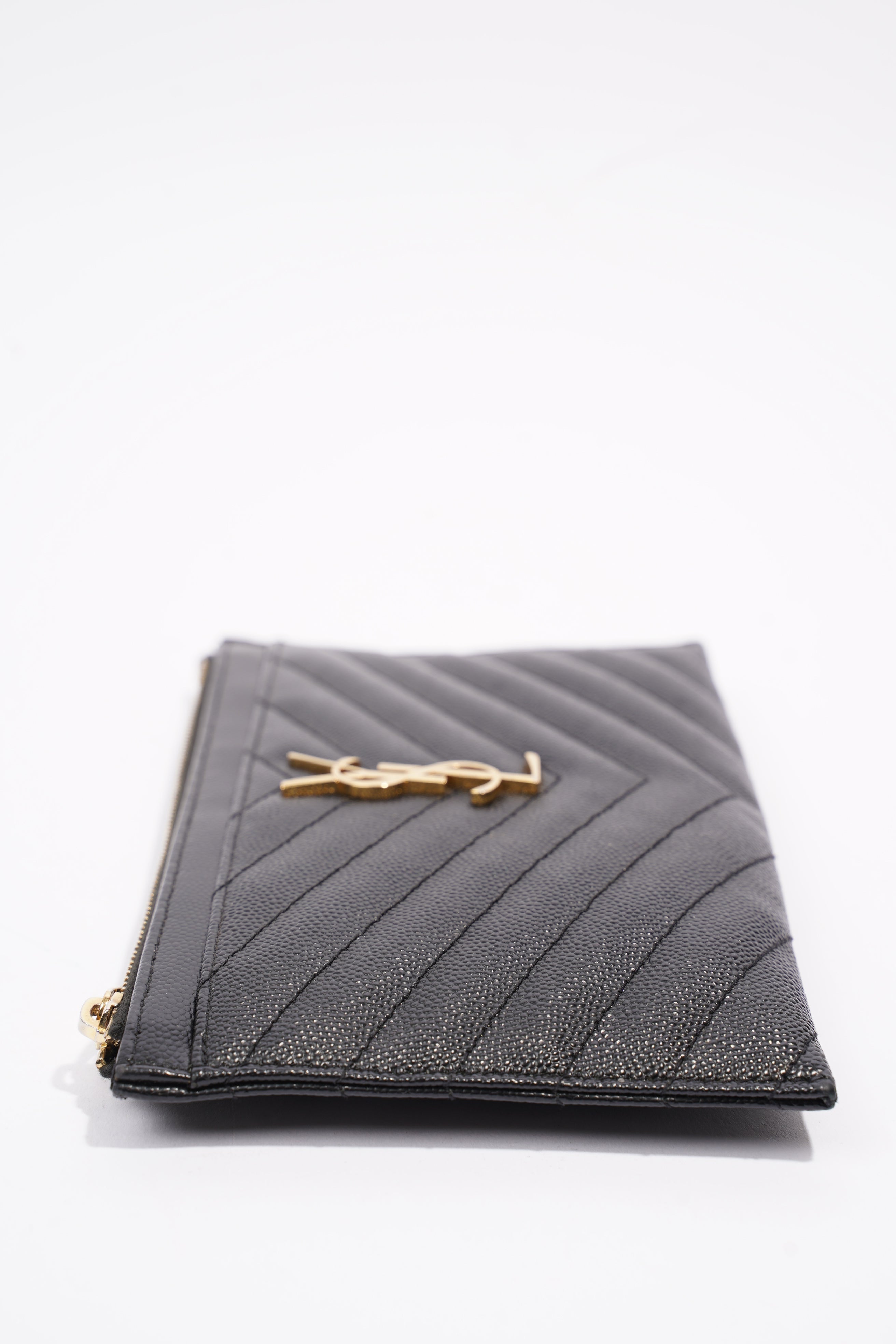 Saint Laurent Monogram Pouch Black