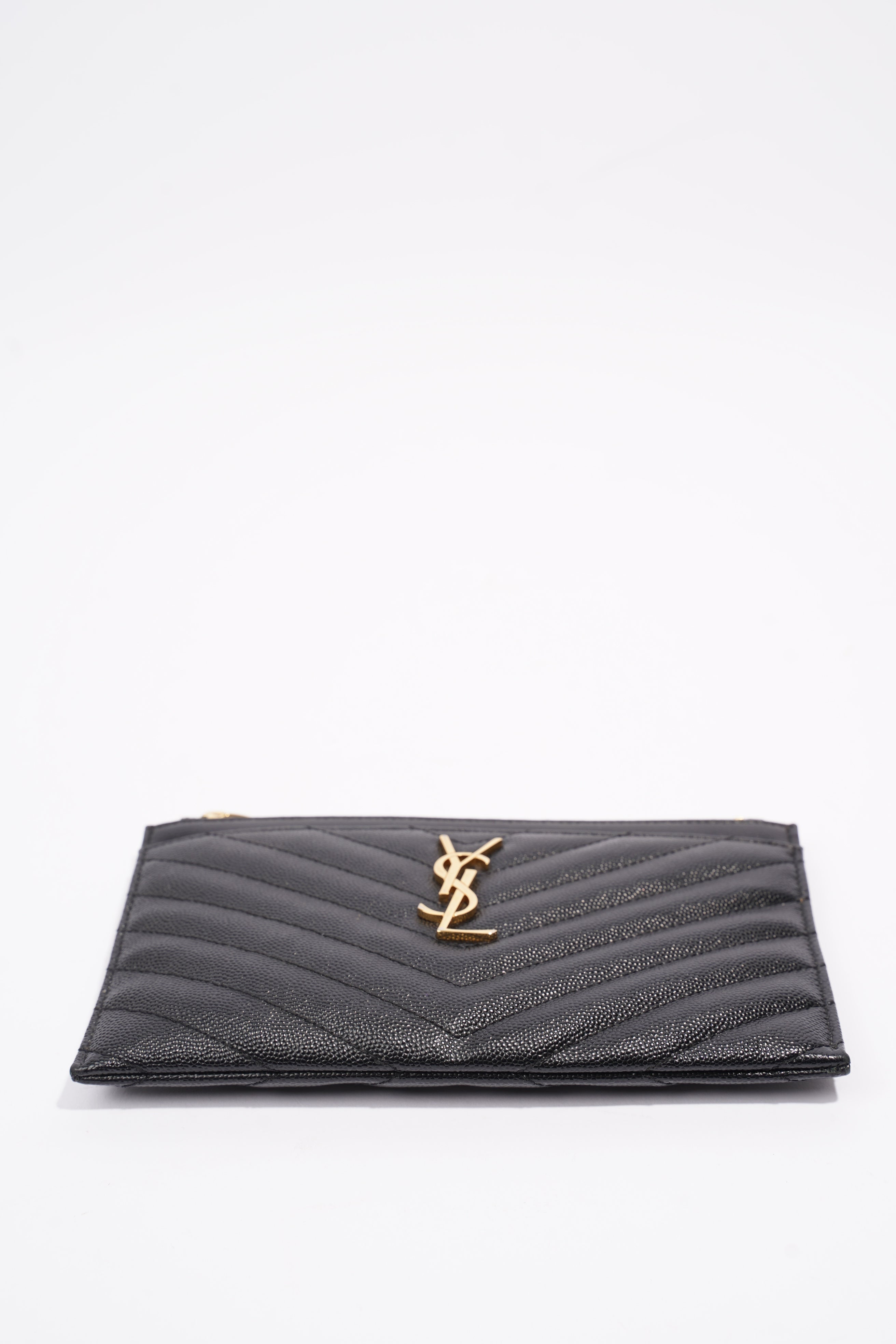 Saint Laurent Monogram Pouch Black