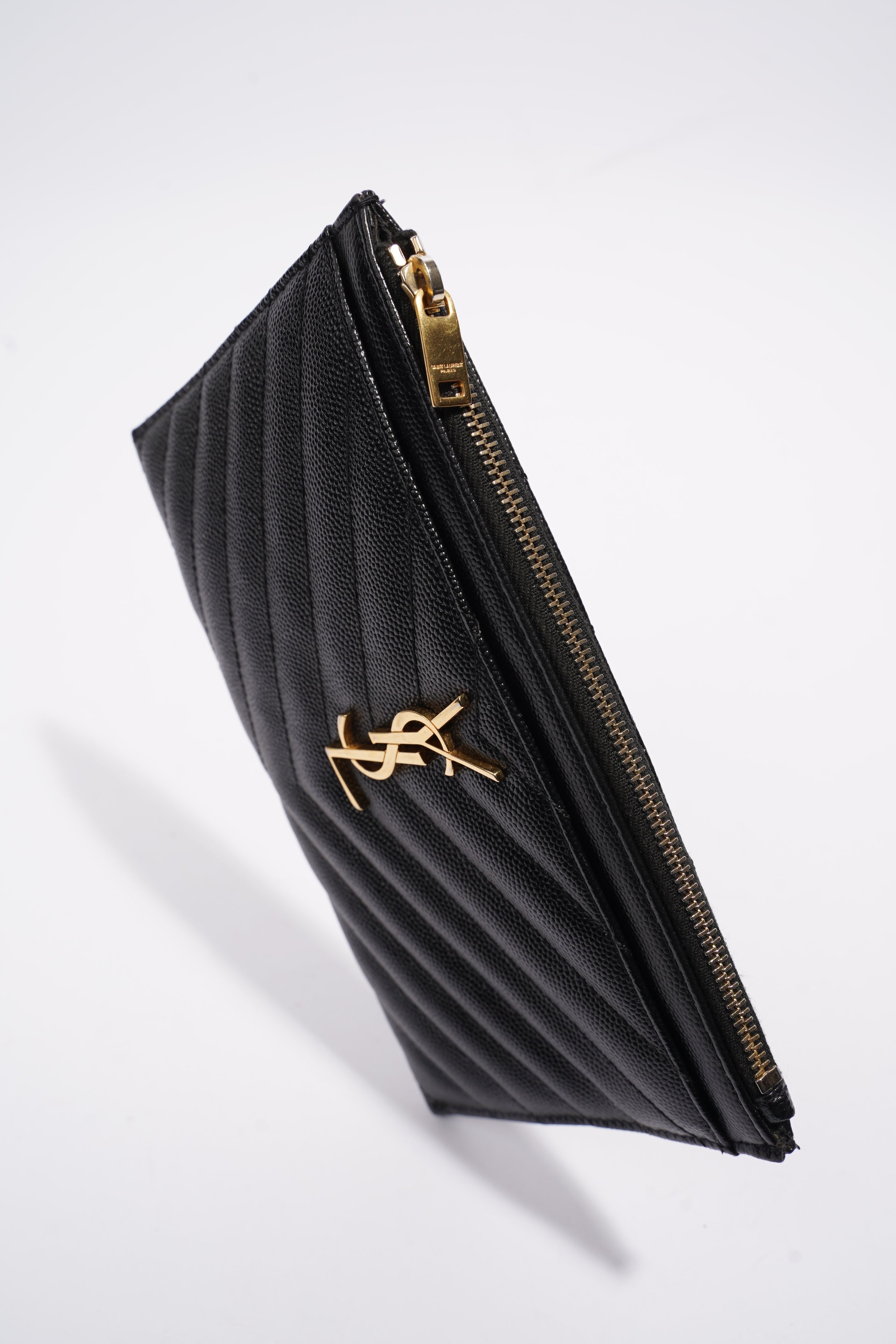Saint Laurent Monogram Pouch Black