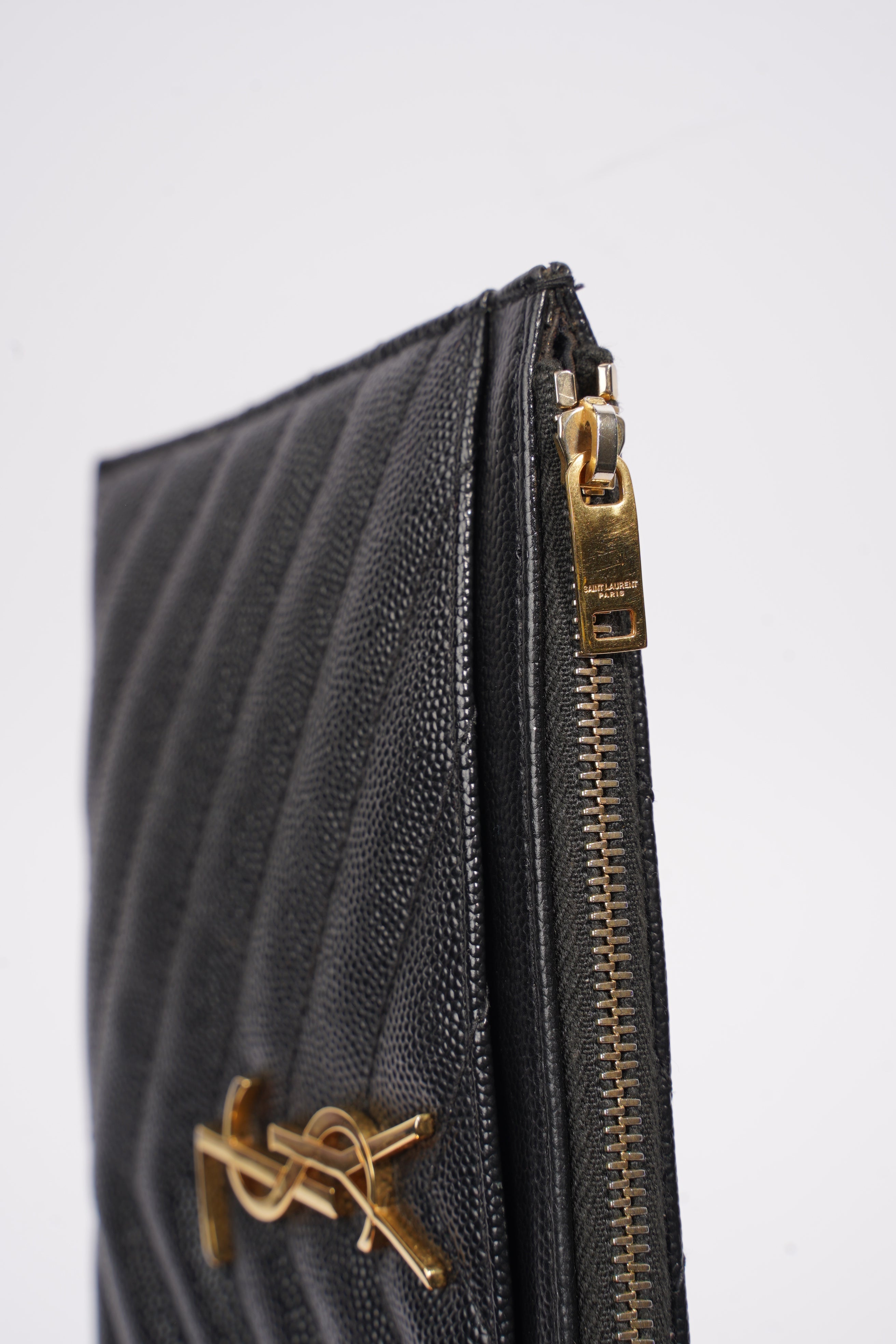 Saint Laurent Monogram Pouch Black