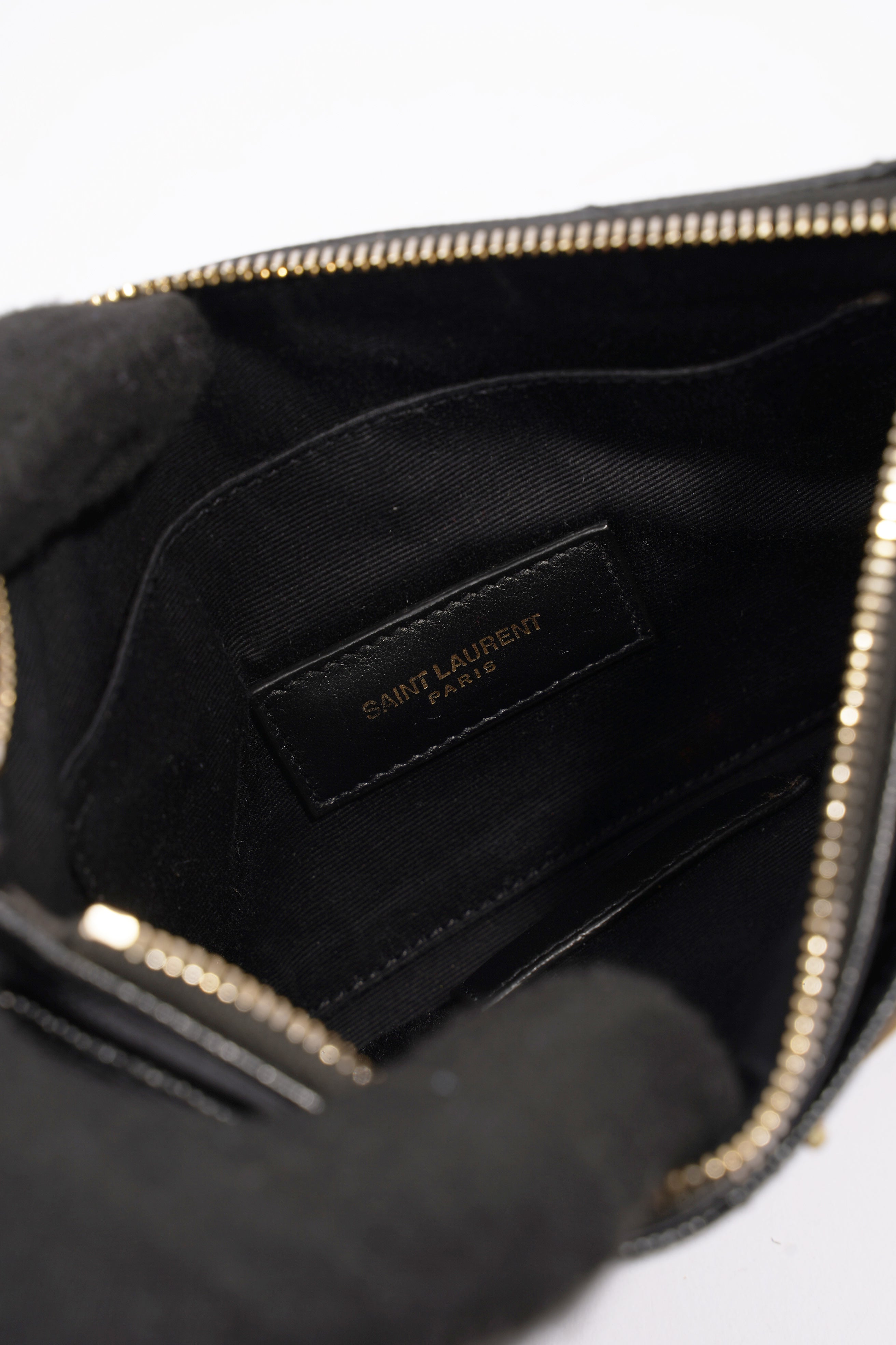 Saint Laurent Monogram Pouch Black