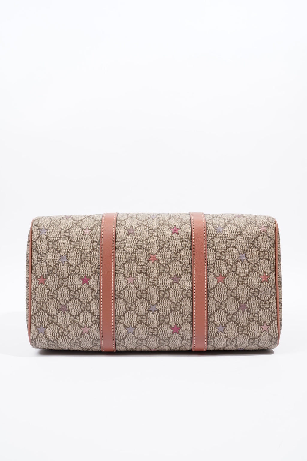 Gucci GG Supreme Stars Joy Boston Beige / Dusty Pink Coated Canvas Medium