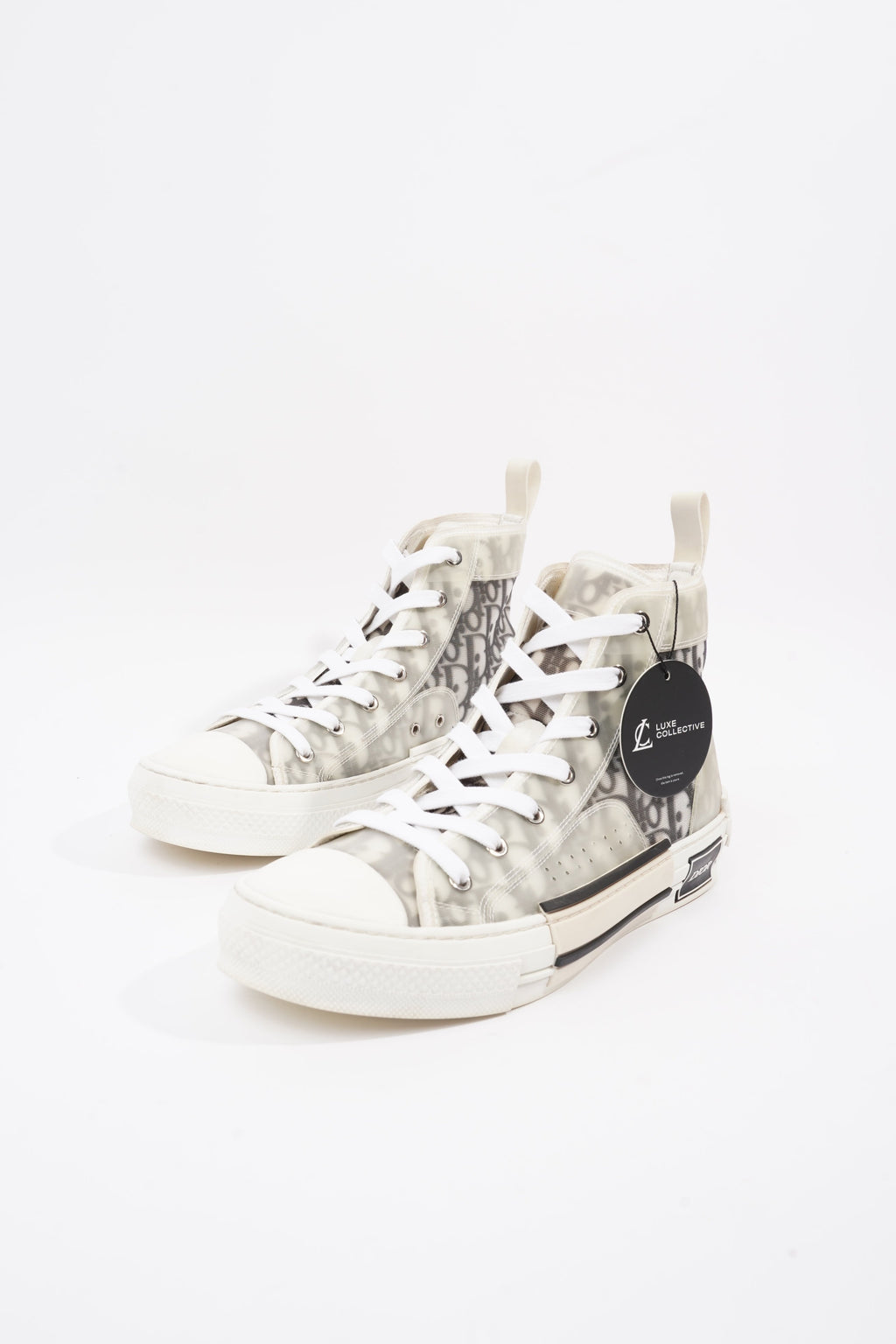 Christian Dior B23 High-top White / Black Oblique Canvas EU 41.5 UK 8.5