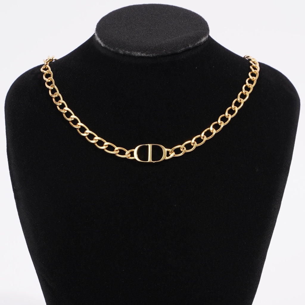 Christian Dior 30 Montaigne Choker Gold Base Metal