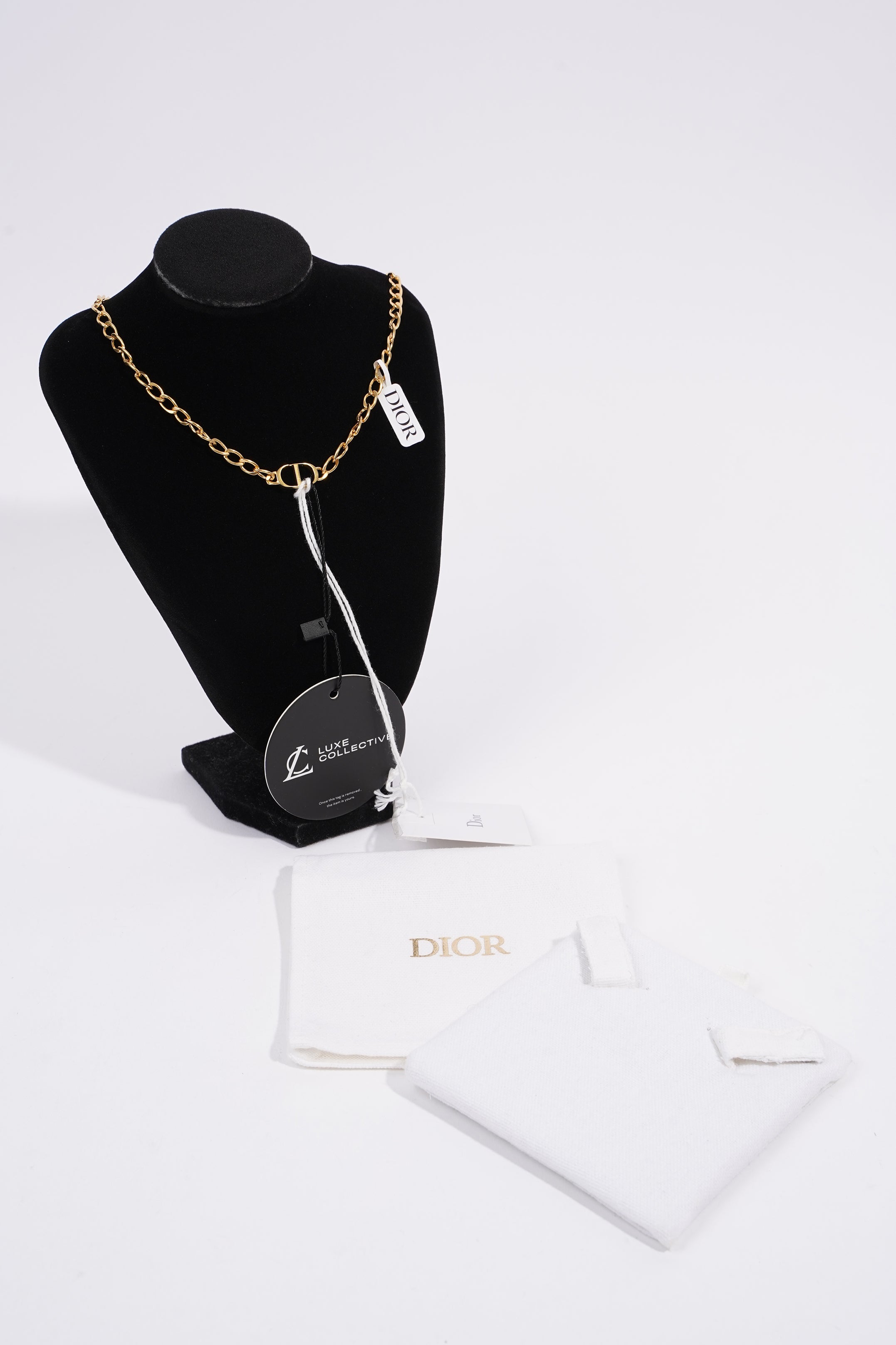 Christian Dior 30 Montaigne Choker Gold Base Metal