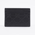 Gucci Microguccissima Card Case Black Leather