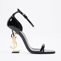 Saint Laurent Opyum Black Patent Leather EU 38 UK 5