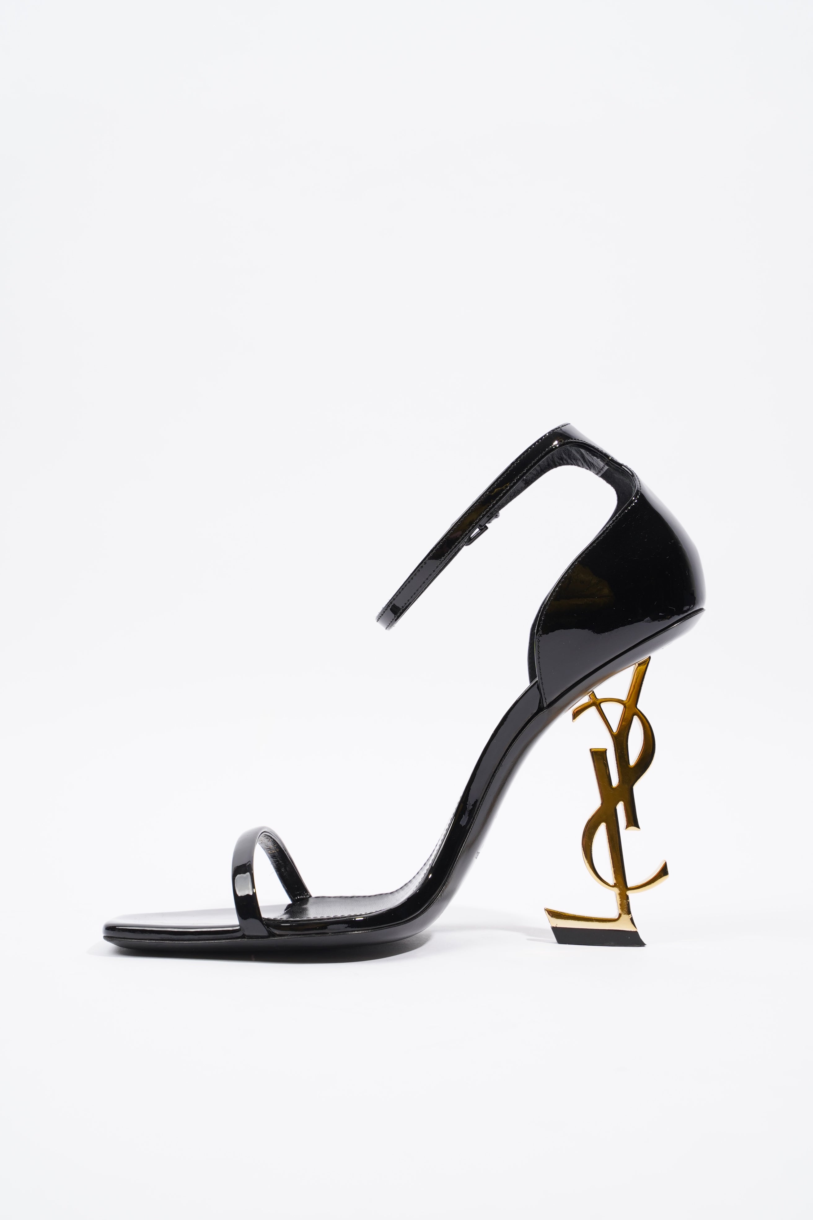 Saint Laurent Opyum Black Patent Leather EU 38 UK 5