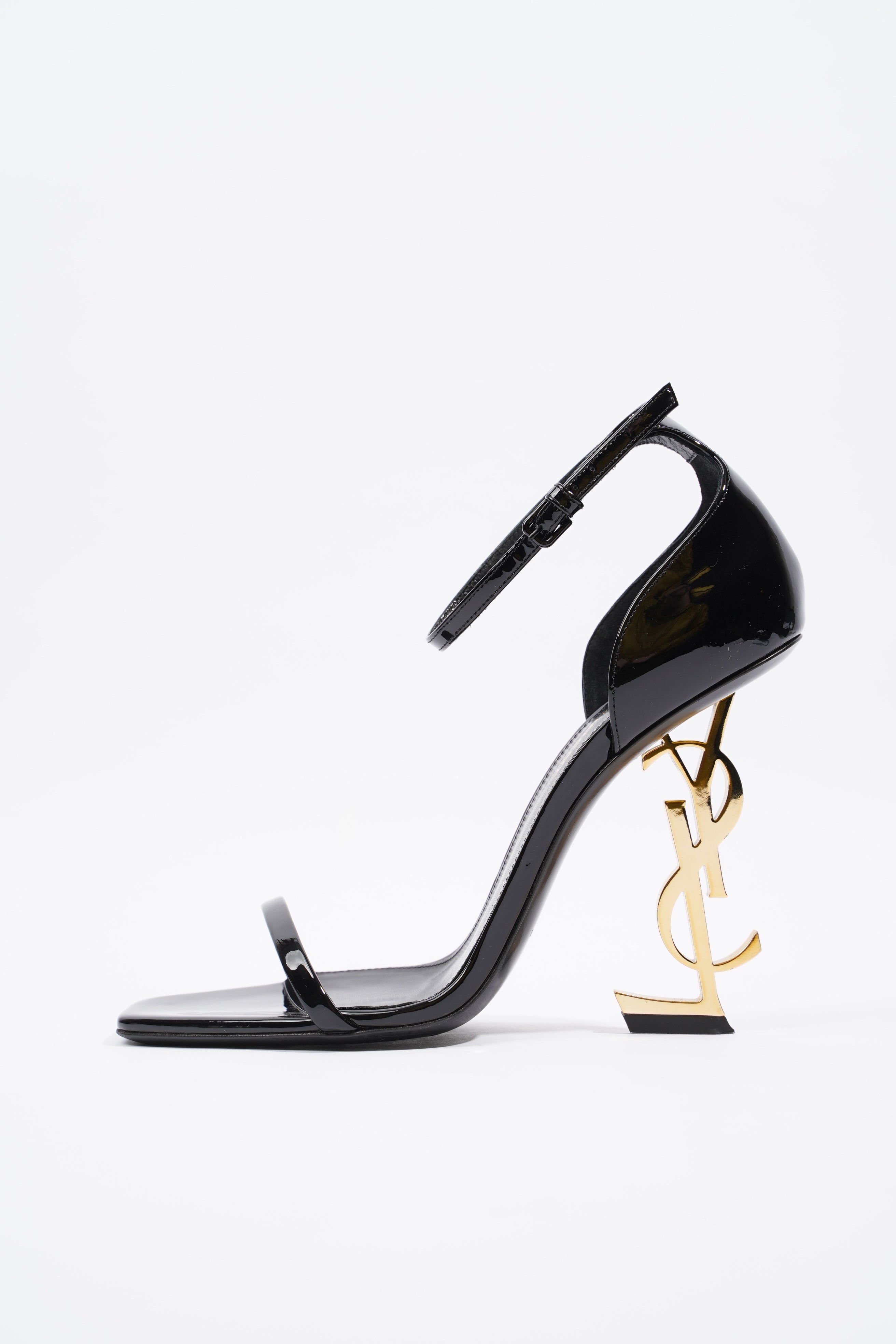 Saint Laurent Opyum Black Patent Leather EU 38 UK 5