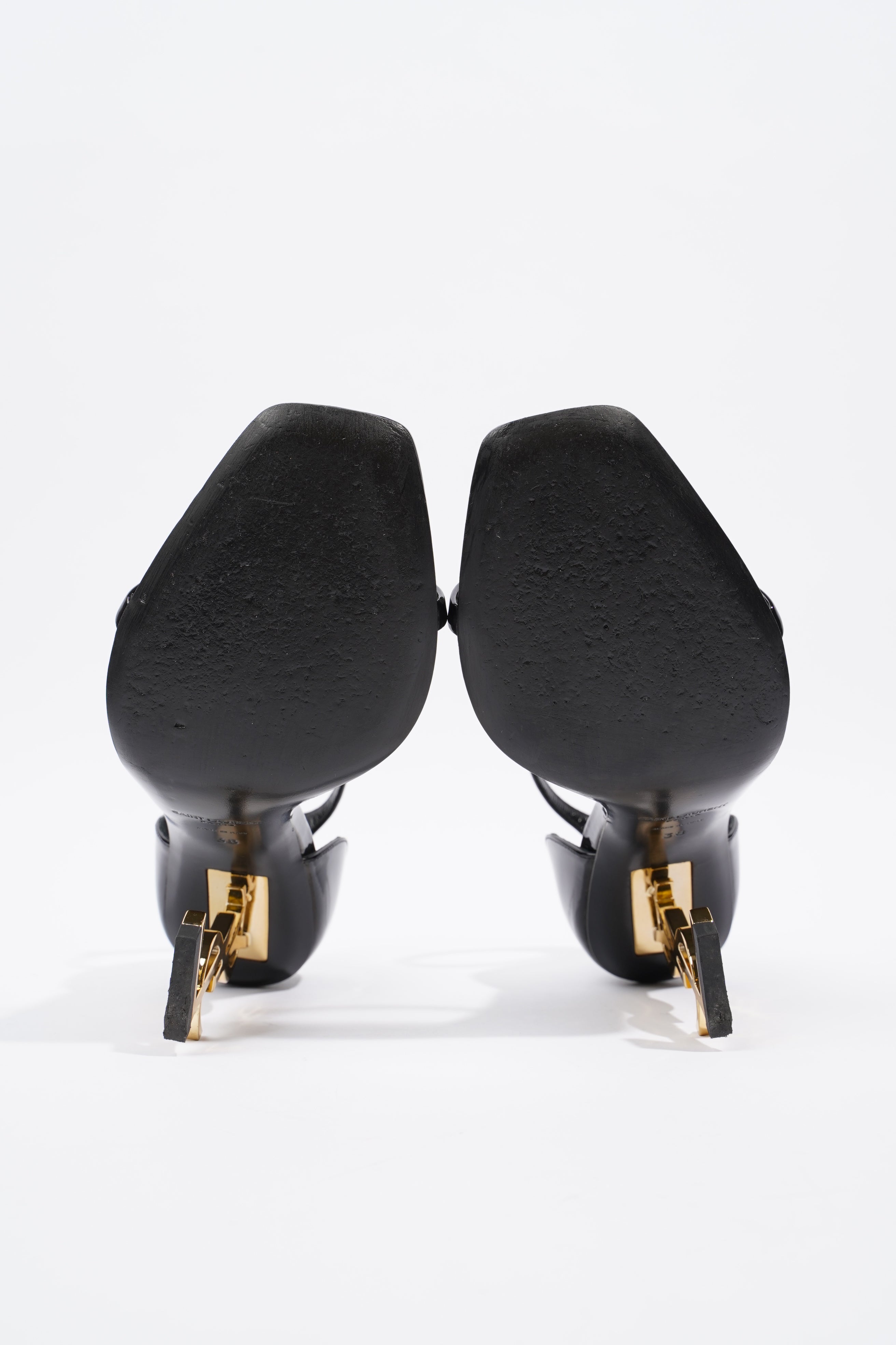 Saint Laurent Opyum Black Patent Leather EU 38 UK 5