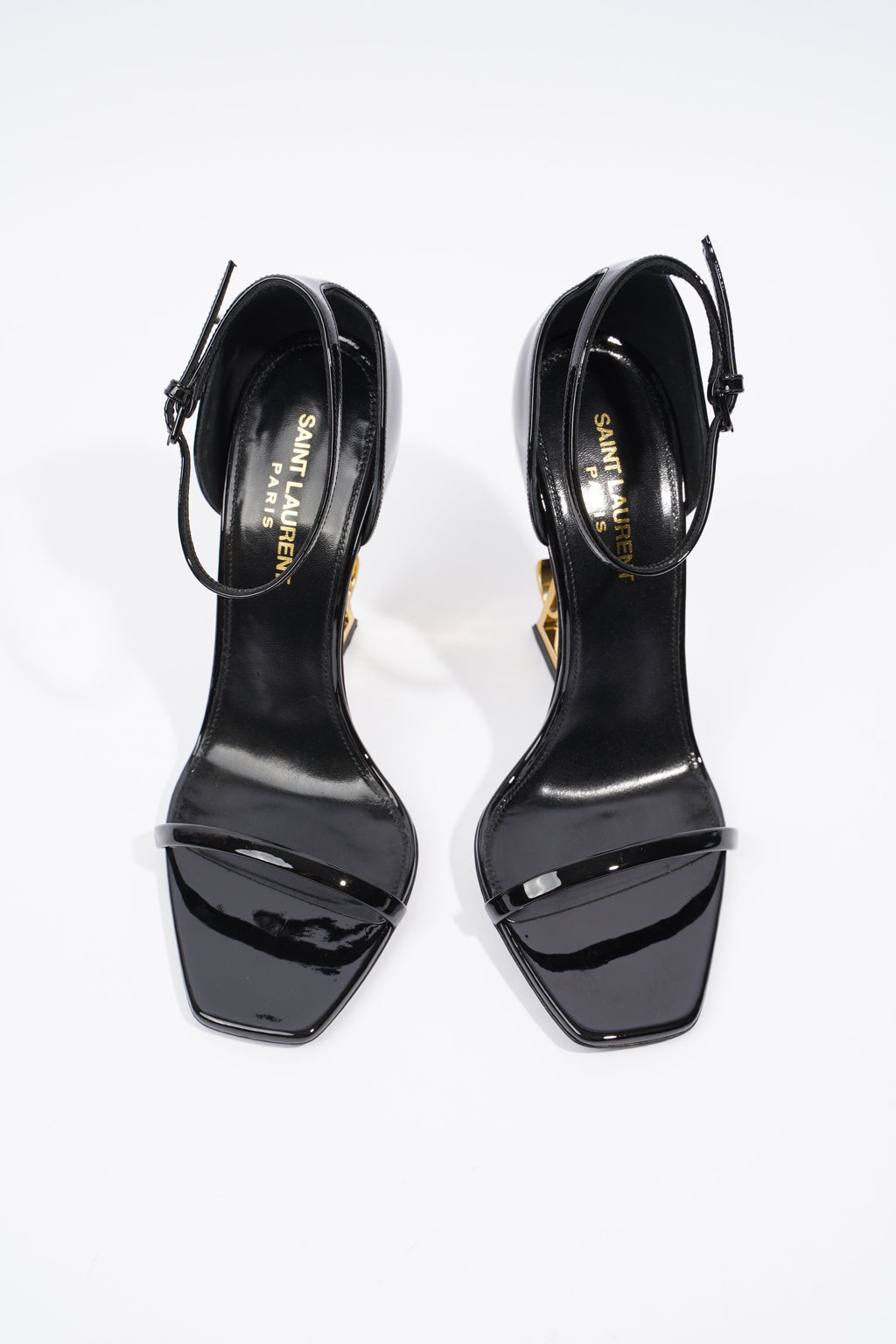 Saint Laurent Opyum Black Patent Leather EU 38 UK 5