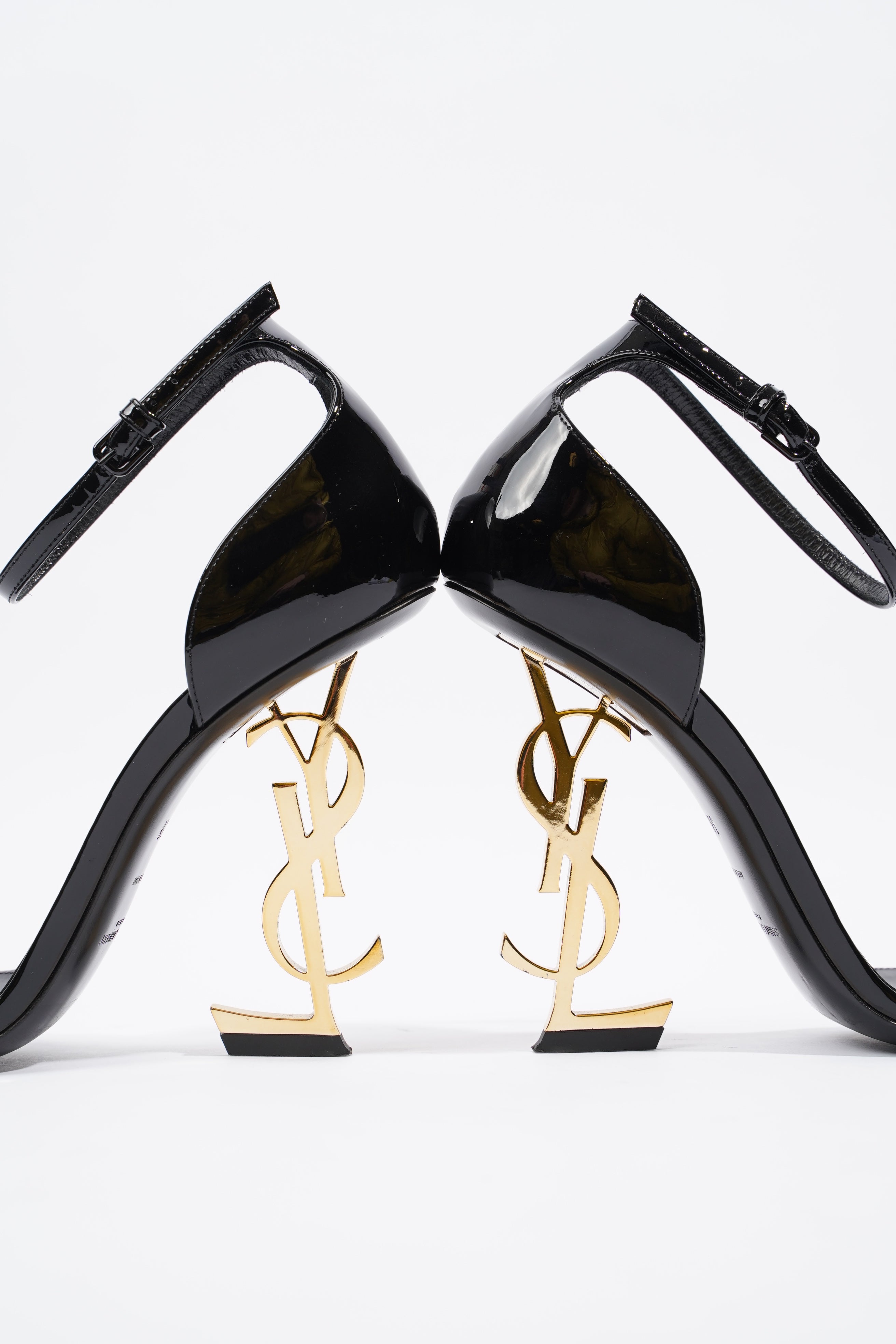 Saint Laurent Opyum Black Patent Leather EU 38 UK 5